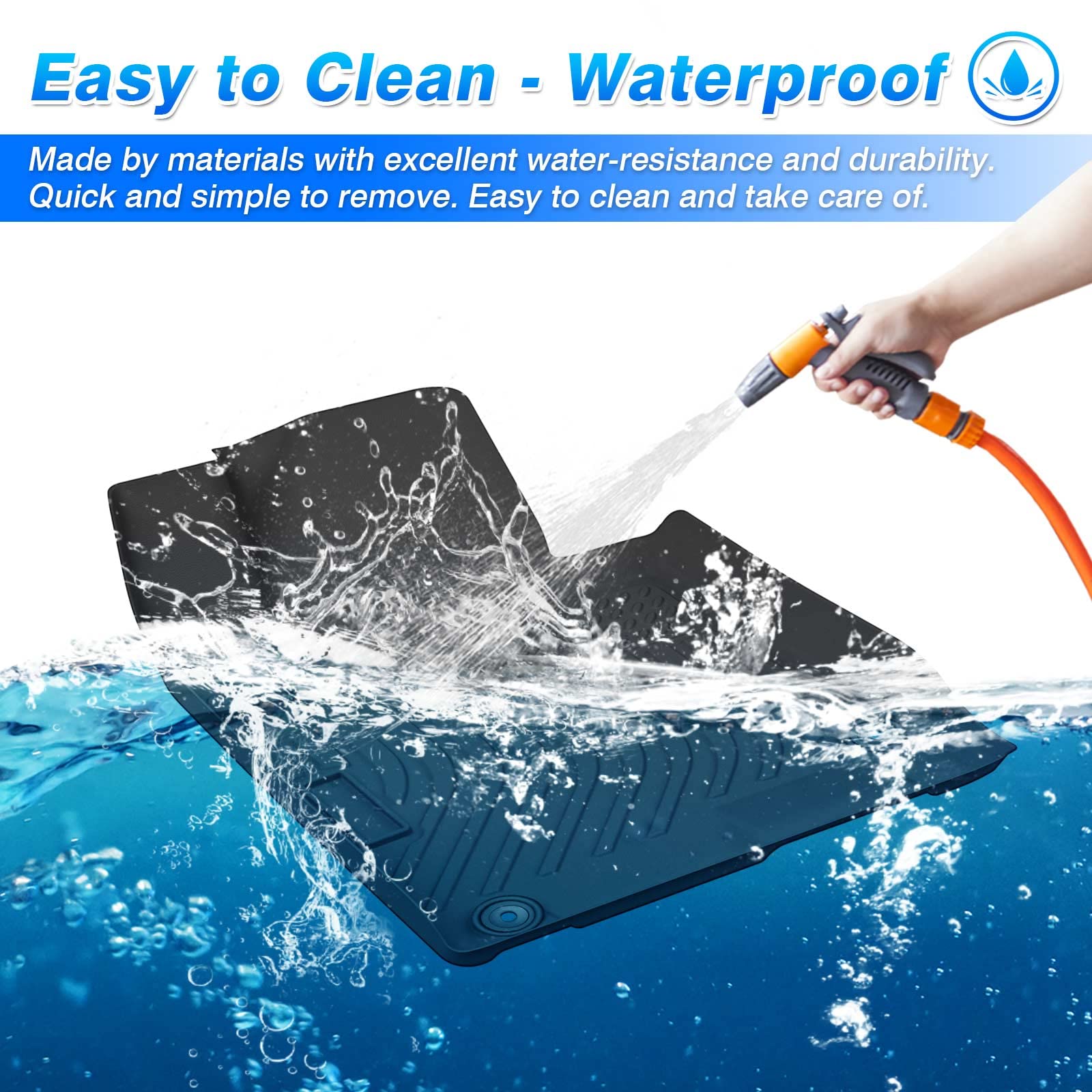 Cartist Floor Mats Compatible With Bmw X1 2023 2024 2025 Bmw X1 Accessories All Weather Floor Mats 1St & 2Nd Row Carpet Protecti