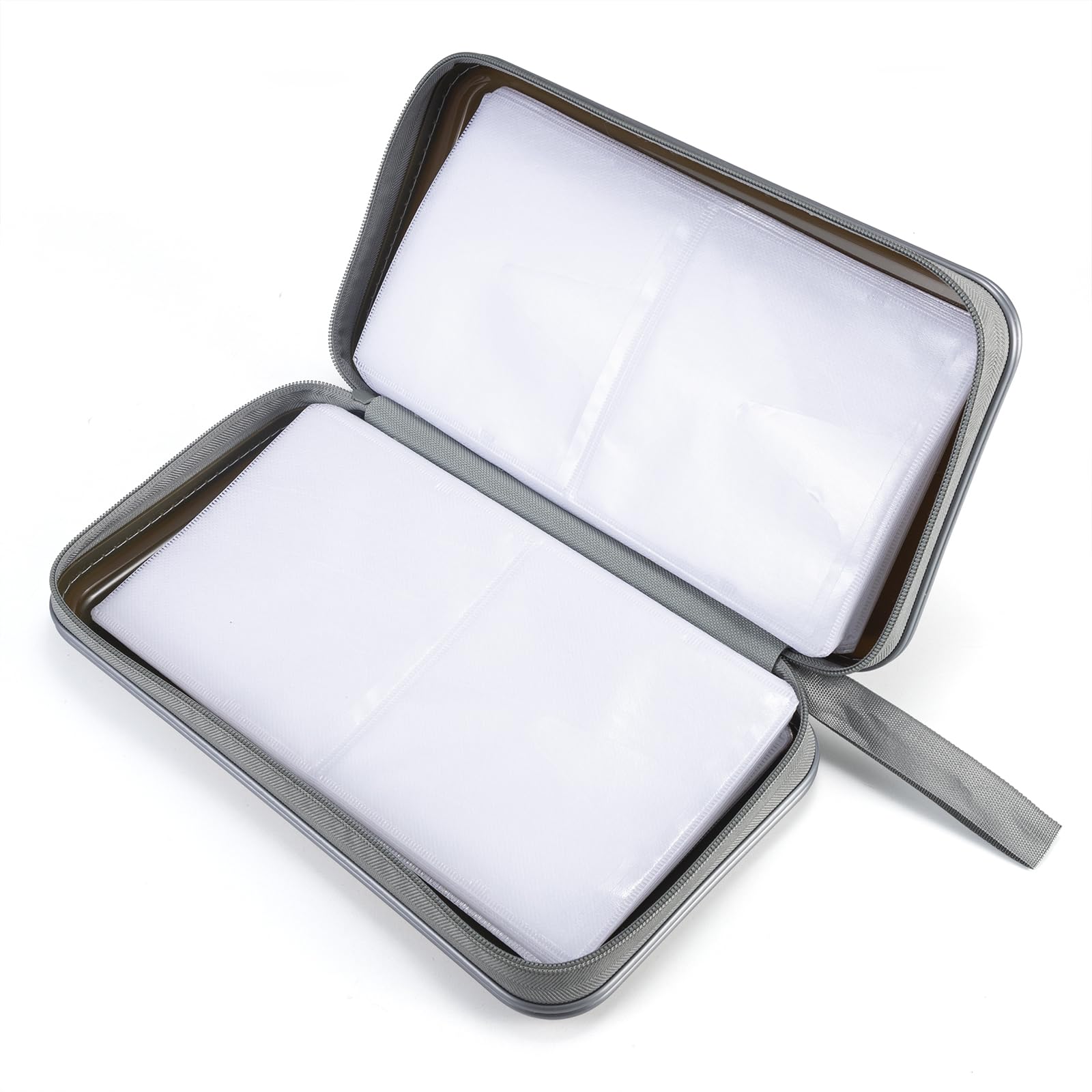 Liovode Dvd Case, 96 Capacity Cd Case Portable Cd Case Holder Storage Hard Plastic Dvd Cd Wallet Holder Organizer For Car (Olive