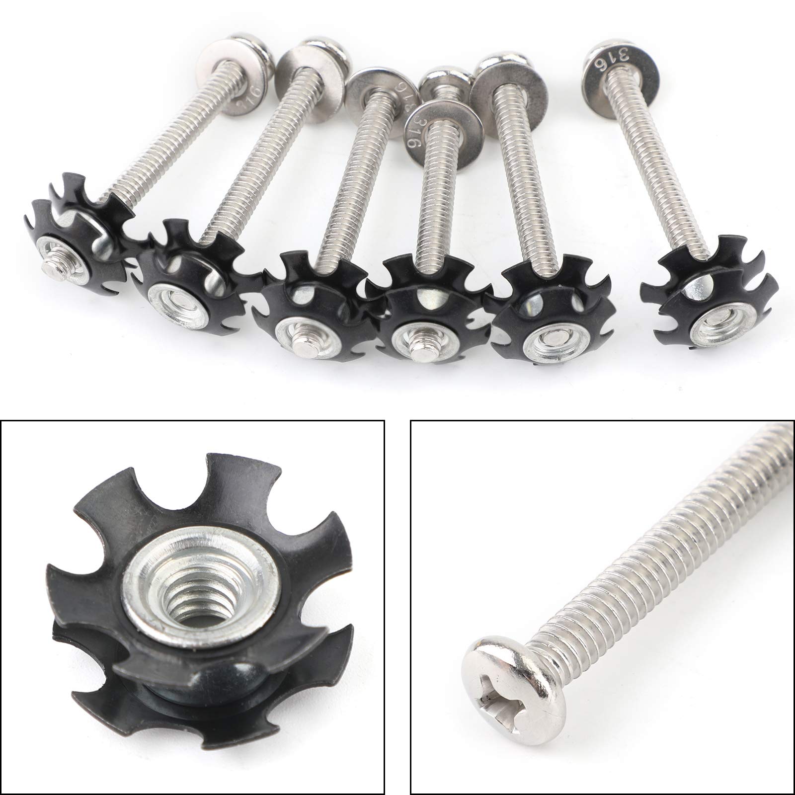 Frezon Frezon Set of 6 RV Ladder Repair KIT Nuts Stainless Bunk Motorhome Par ...
