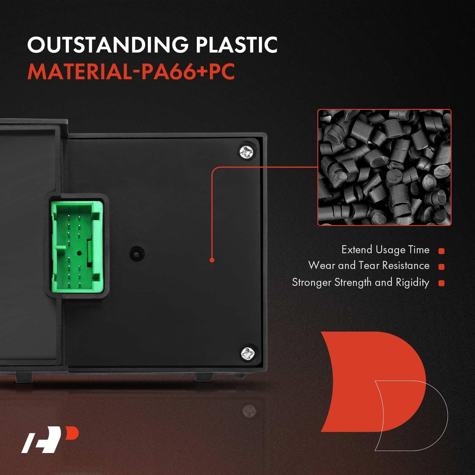 A-Premium Headlight Switch Headlamp Dimmer Switch White LED Light Compatible with 2003-2007 Chevy Silverado Tahoe Suburban & GMC Sierra Yukon & Cadillac Escalade