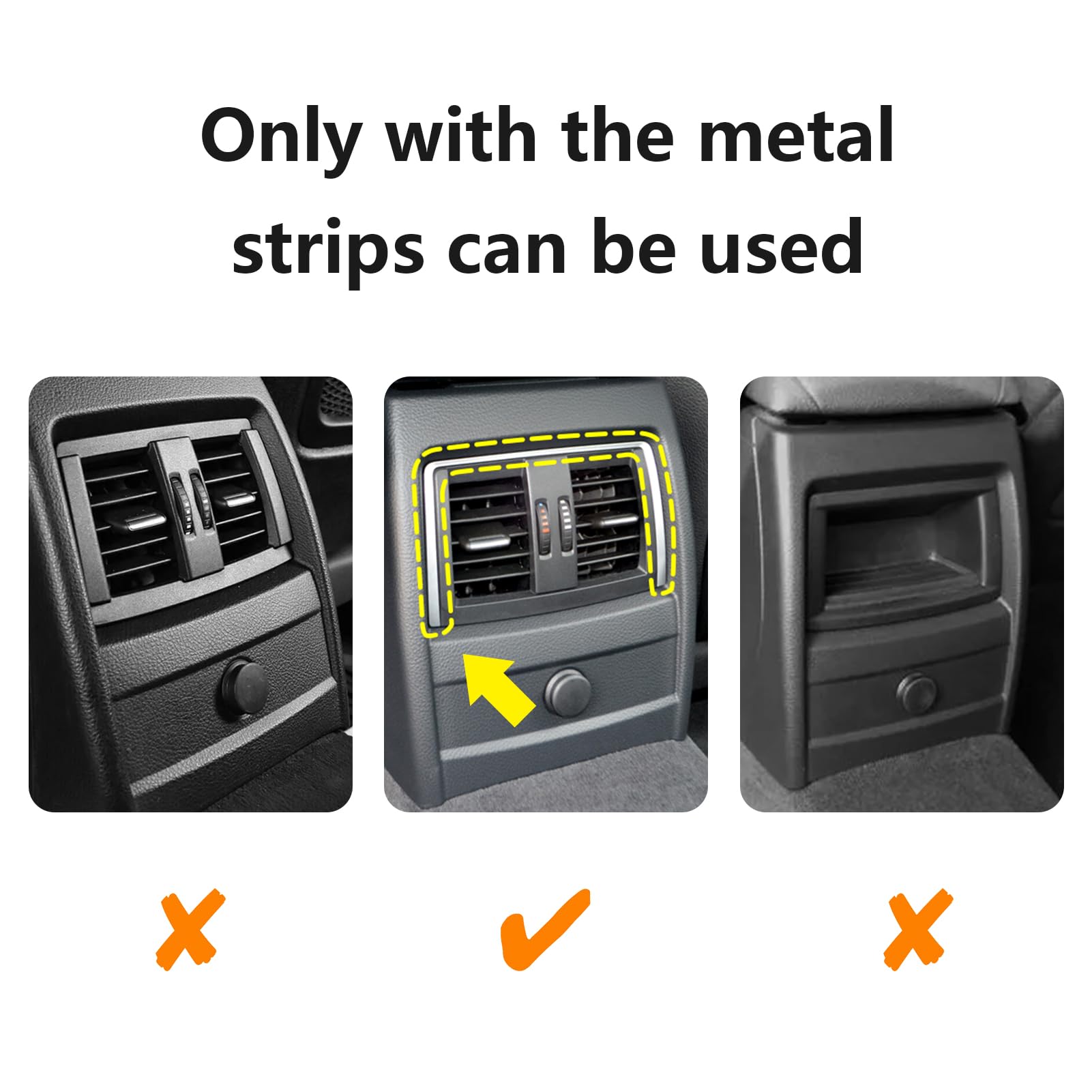 Car Rear Row Ac Frame Cover Sticker Carbon Style Abs Decal Trim Fits For Bmw F30 F31 F34 3Gt F32 F33 F36 Accessories