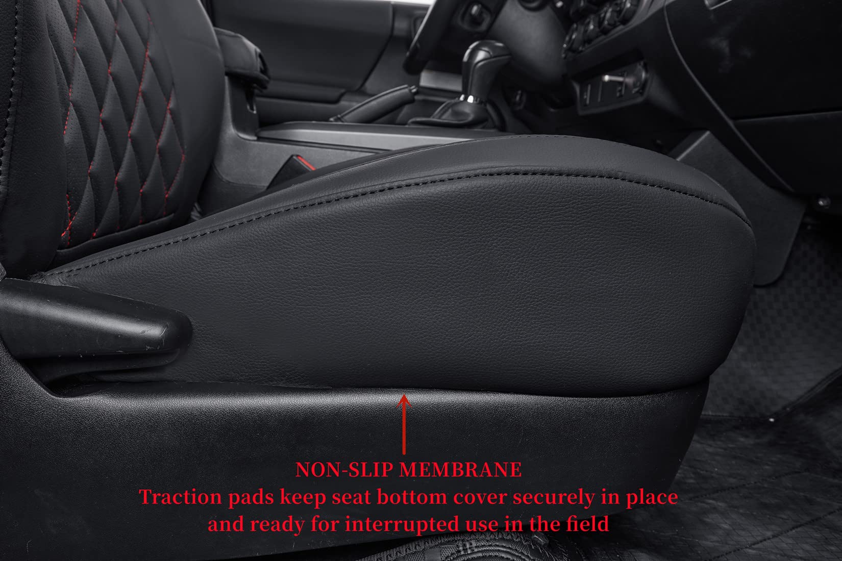 Coverdream Custom Fit Tacoma Seat Covers For 2016-2023 Toyota Tacoma Double Cab/Crew Cab Sr,Sr5,Trd Off Road,Trd Pro,Trd Sport,T