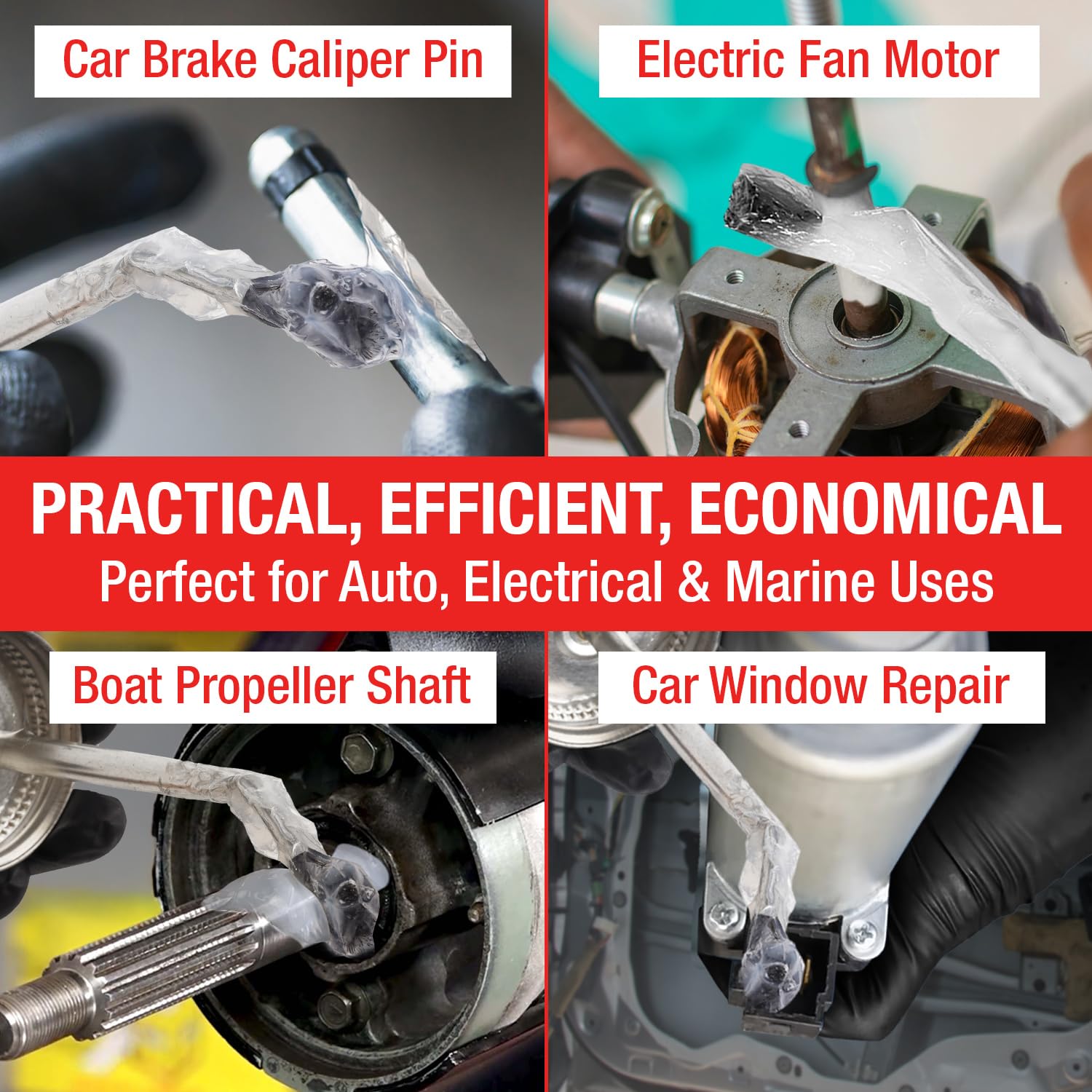 Silicone Paste Waterproof Dielectric Grease for Electrical Connectors, Spark Plugs, Automotive O-Ring Sealant, Brake Lube & Plum