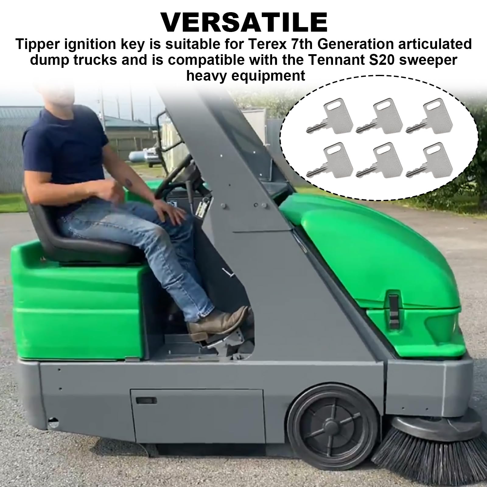 14644 361144 M516 15271326 Ignition Starter Keys Compatible with Fendt,DeutzHatz.lgnition switch key Compatible with Hatz Igniti