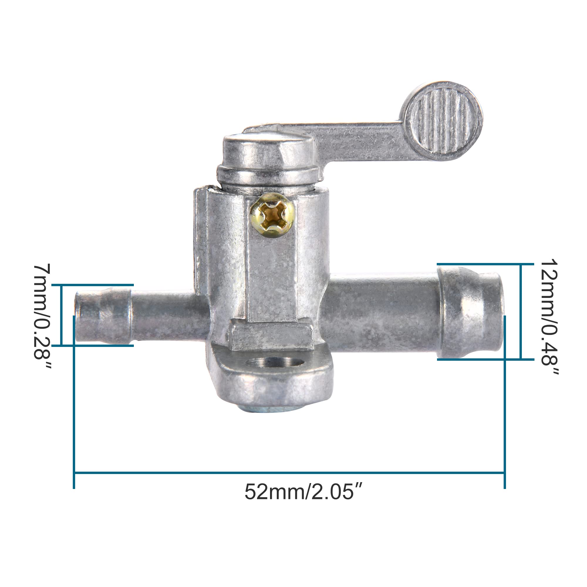 Goofit 1/4' Fuel Tank Petcock Switch Replacement For Pw50 1981-2009 Atv Dirt Pit Bike Motorcycle