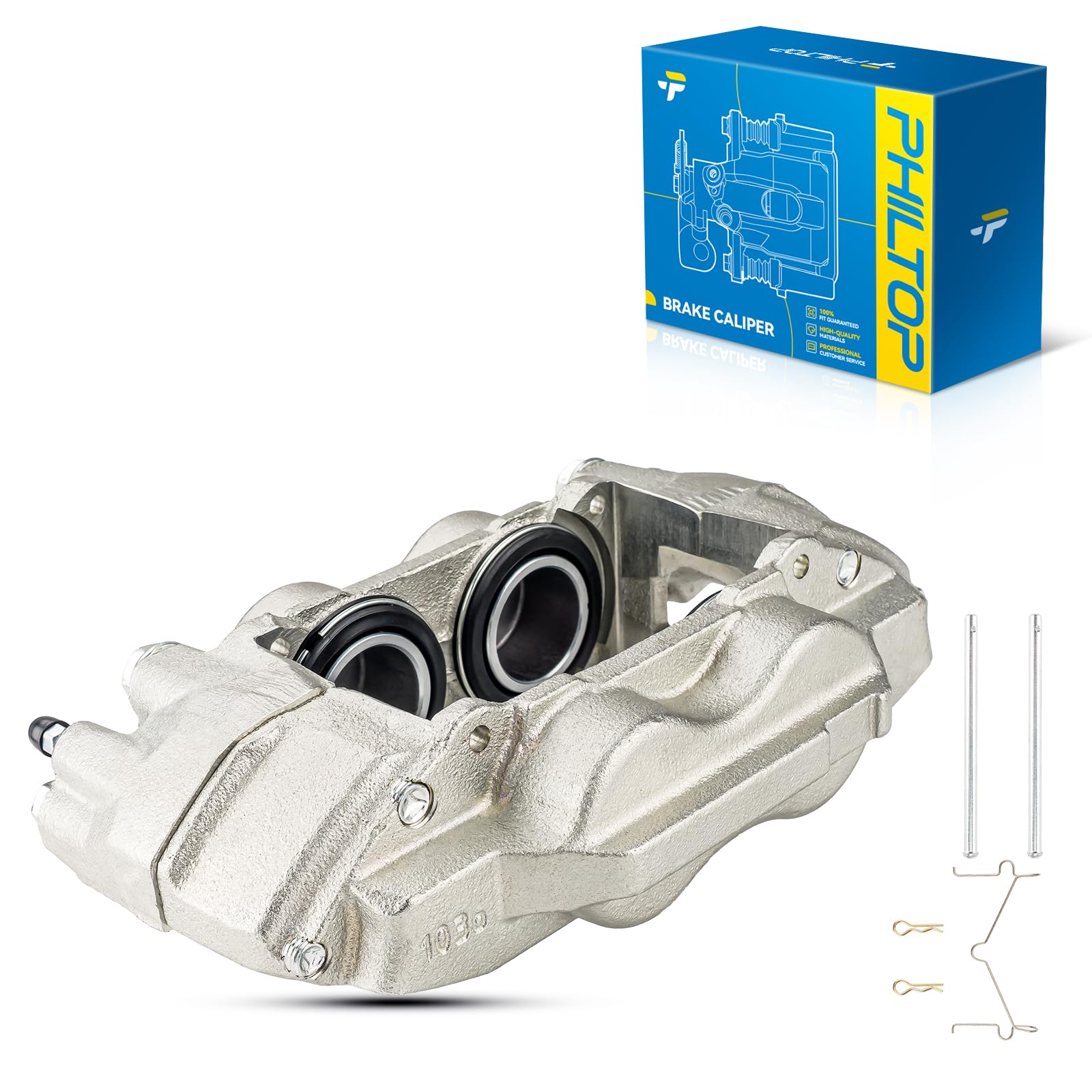 Philtop 192767 Front Left Disc Brake Caliper Assembly Replacement For 2003-2009 4Runner, 2003-2009 Gx470, 19-2767 19-P2767 Front