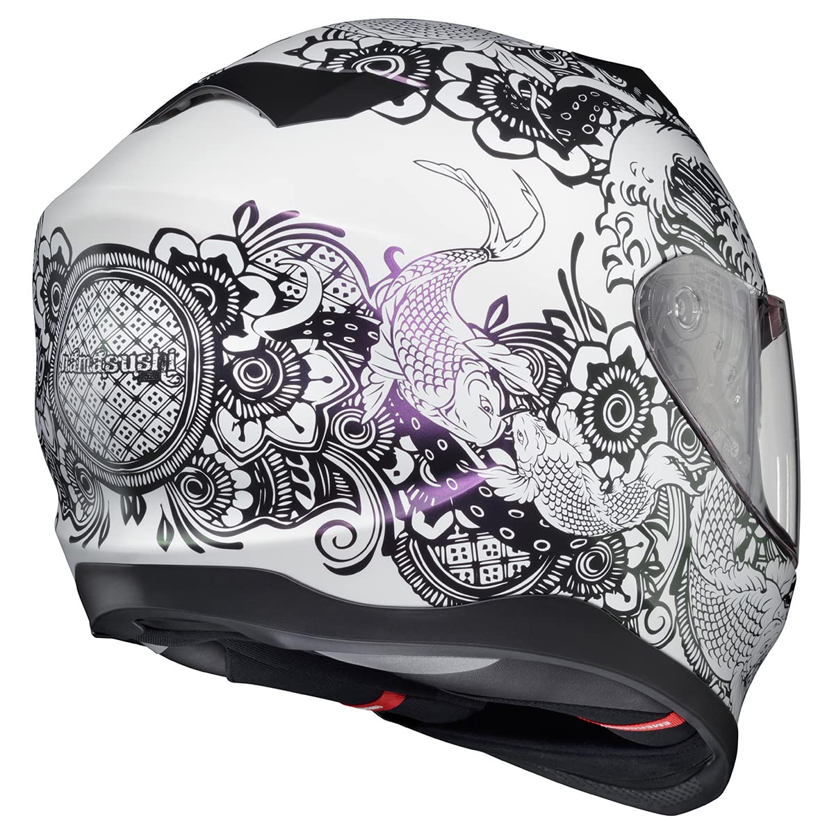 ScorpionEXO T520 Full Face Motorcycle Helmet - Bluetooth Ready, X-Small, White/Chameleon, DOT ECE Certified, Model T52-1112