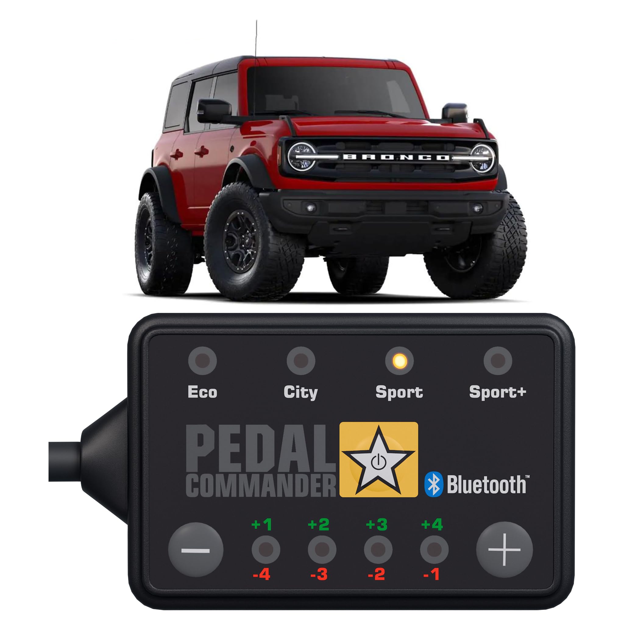 PEDAL COMMANDER compatible for Ford Bronco 2021-2025 U725 Throttle Response Controller - Fits Base, Big Bend, Black Diamond, Out