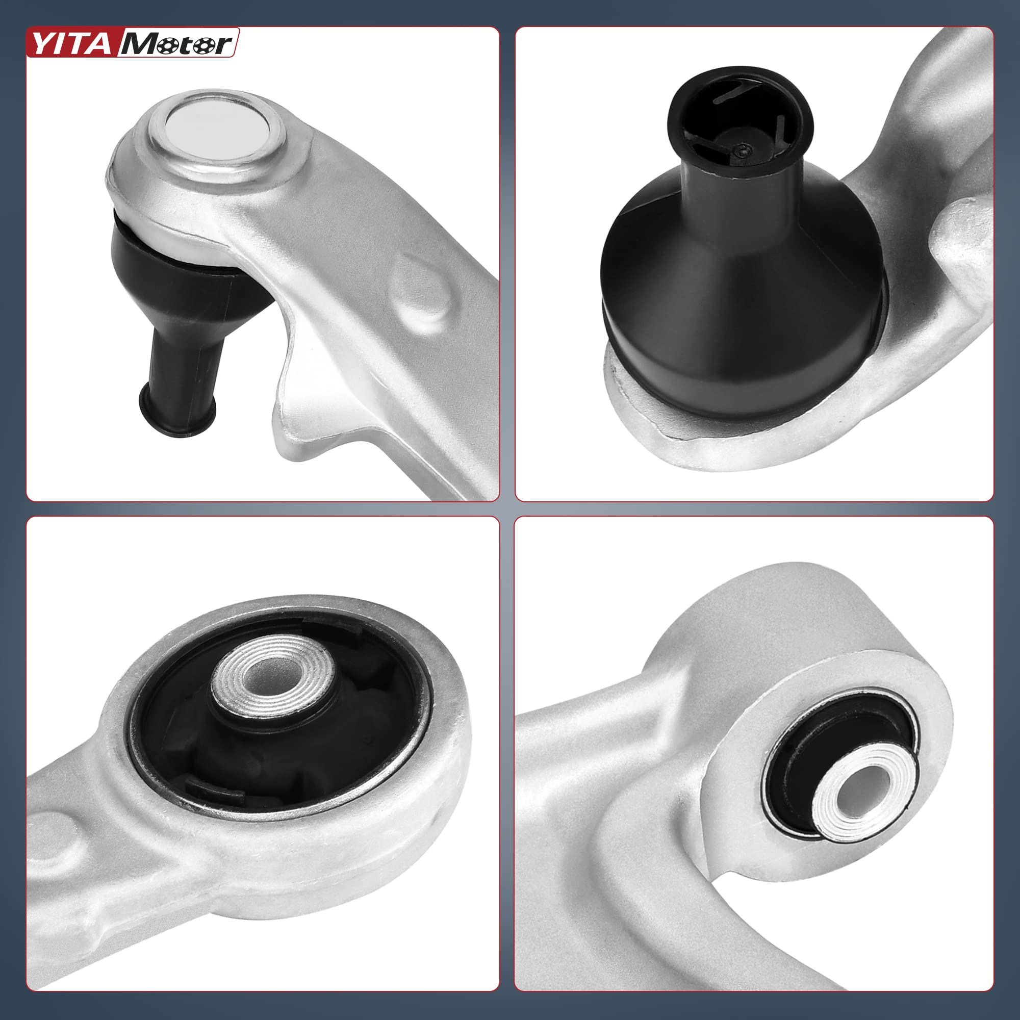 Yitamotor Front Suspension Kit With Front Lower Control Arm Sway Bar Links Tie Rods Compatible With 2005-2010 Odyssey