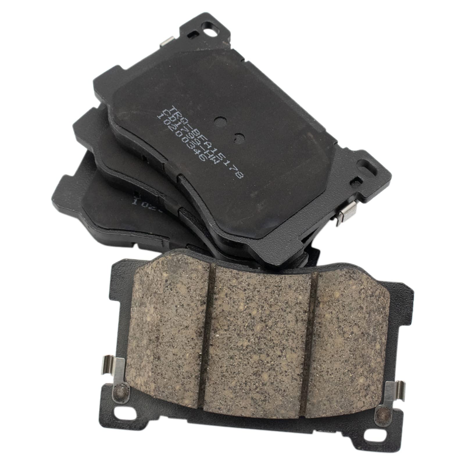 TRQ Front Brake Pads Ceramic Compatible with 2017-2019 Genesis G80 2015-2016 Hyundai 2016-2017 Kia K900