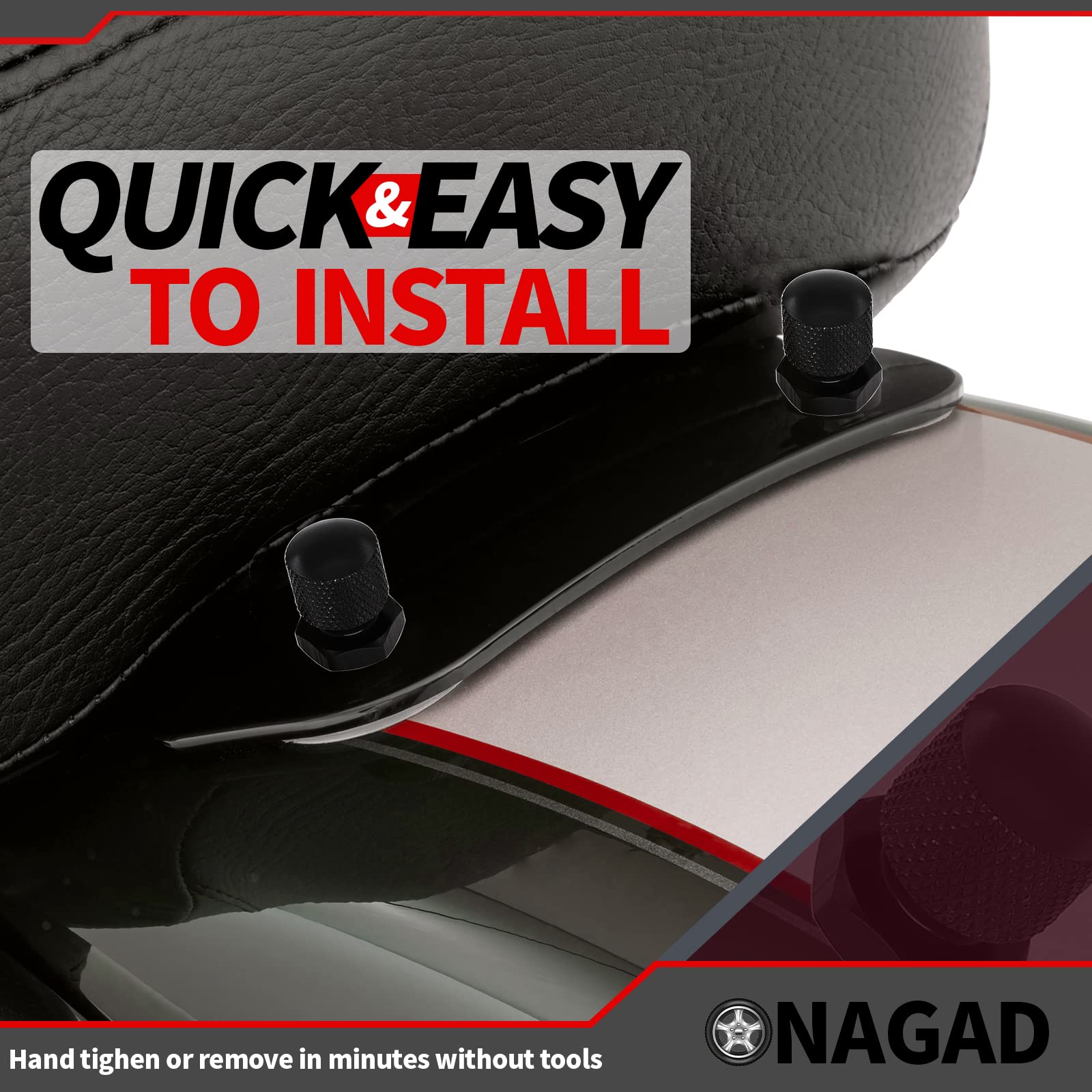 Solo Seat Mounting Nuts For Harley Davidson Touring Softail, Harley Seat Mount Fastener Hardware, Harley Solo Seat Nuts (Pack Of 2, Black)