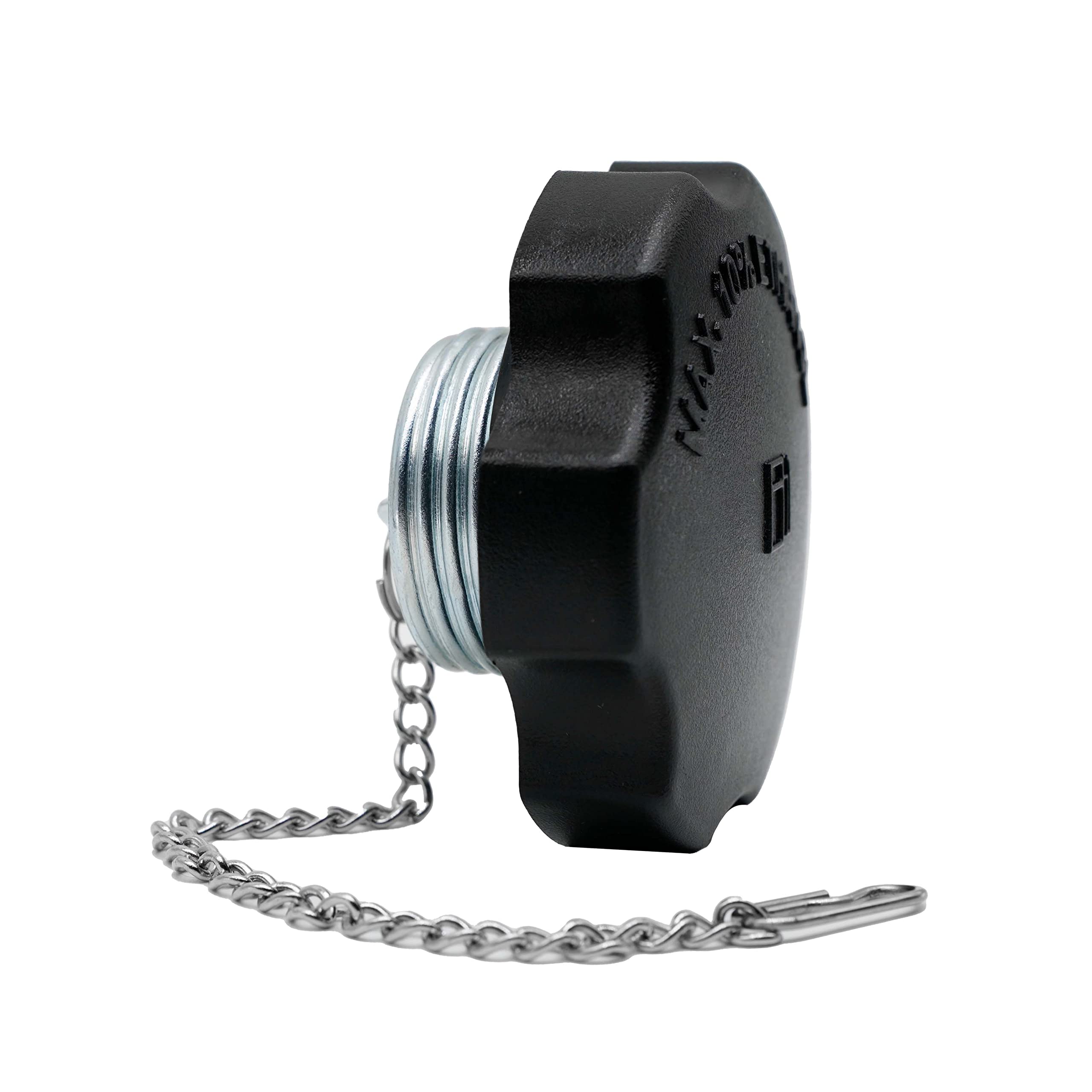 Jmchstore Threaded Vented Gas Cap W/Chain For Mtd Snow Blower, Predator 212 Engine, Coleman Sk100 Go Kart, Screw On Gas Cap For