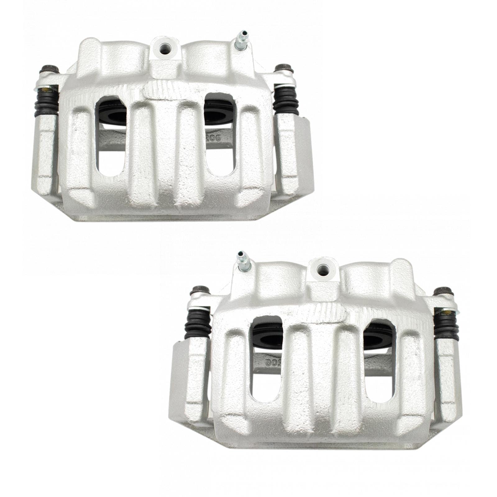 Trq Front Brake Caliper Set Compatible With 1999-2004 Ford F-150 2004 F-150 Heritage