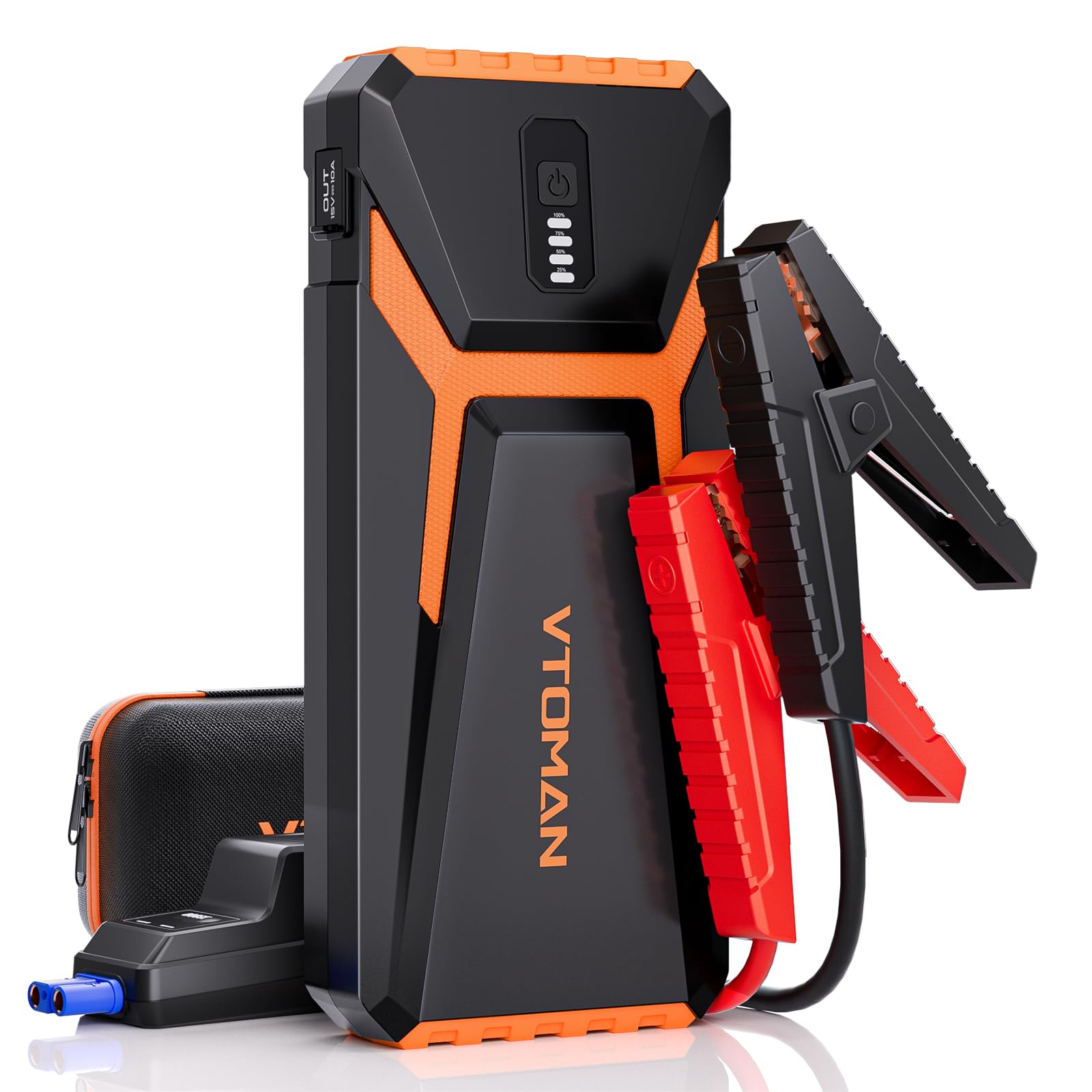Vtoman V10 3500A Jump Starter, Portable Car Starter (9.5L Gas,7.5L Diesel Engine) 12V Lithium Jump Box, Auto Battery Booster Pow