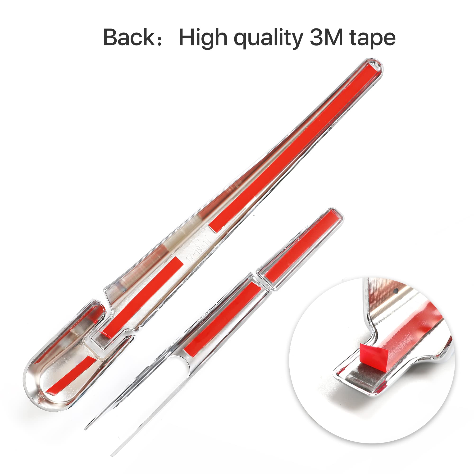 for Honda CR-V CRV 2017 2018 2019 2020 2021 2022 Chrome Rear Wiper Strip Molding Cover Trims Rear Wiper Trims