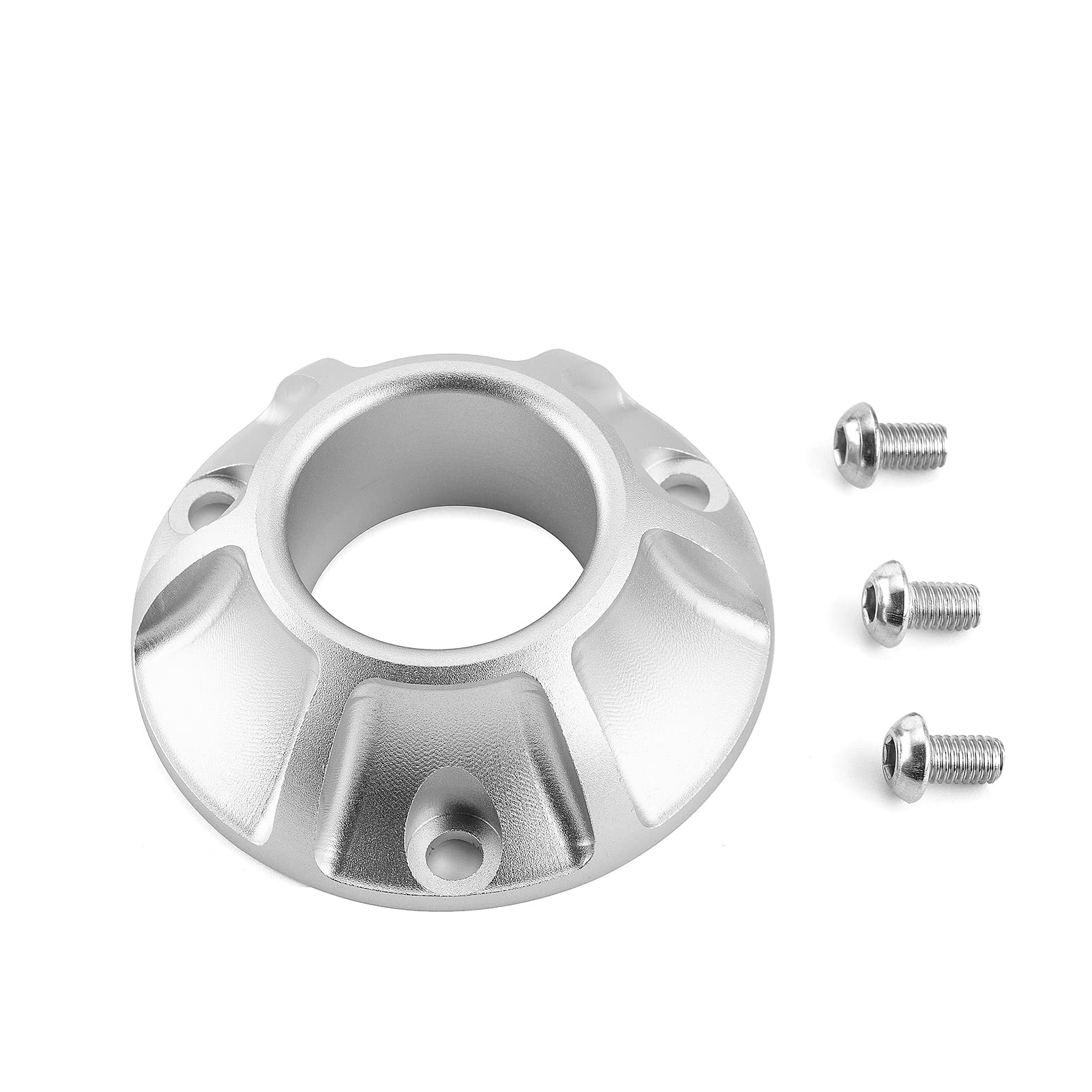 Wsays Compatible With Honda Exhaust Tip Billet Power With Screen Arrestor Crf50 + Crf70 + Crf80 + Crf100 + Crf110 Motorcycle Muffler (Silver)