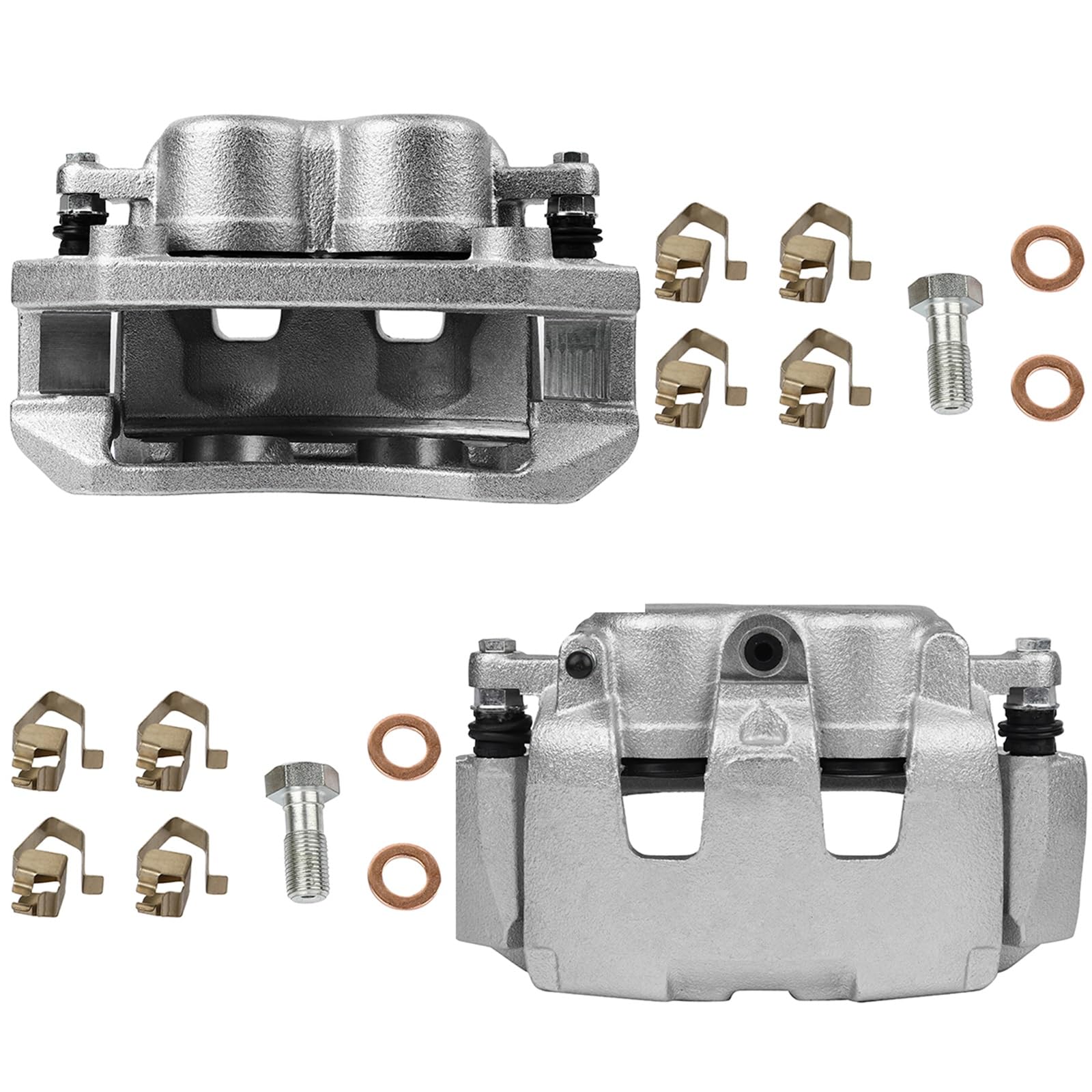 Scitoo 18B5009 18B5008 Front Left & Right Disc Brake Calipers Assembly W/Bracket For Dodge For Dakota 2005-2008,For Dodge For Ra