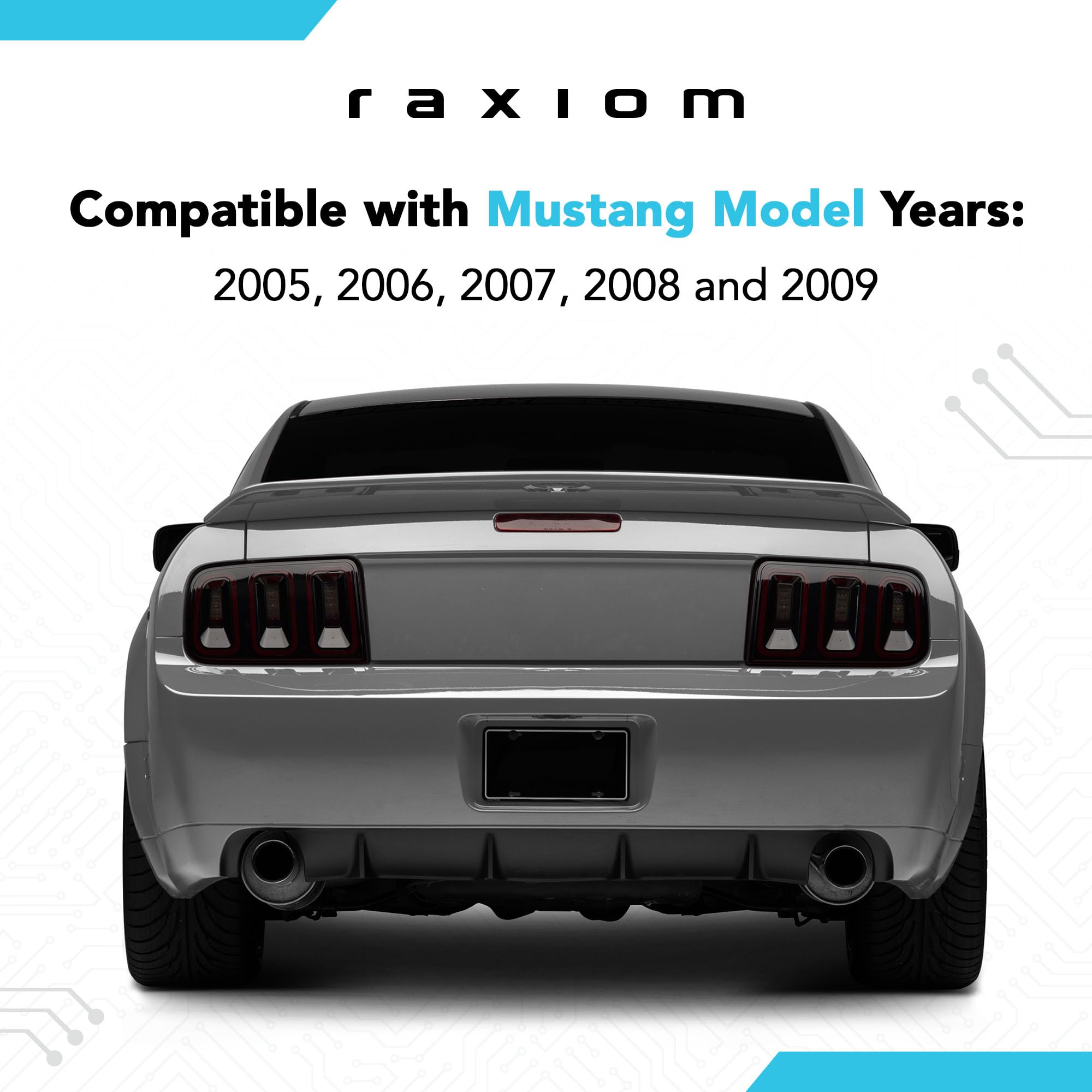 Raxiom Gen5 Led Tail Light Assembly | Rear Tail Lights With Built-In Sequential Turn Signal Brake Lights | Plug & Play Installat