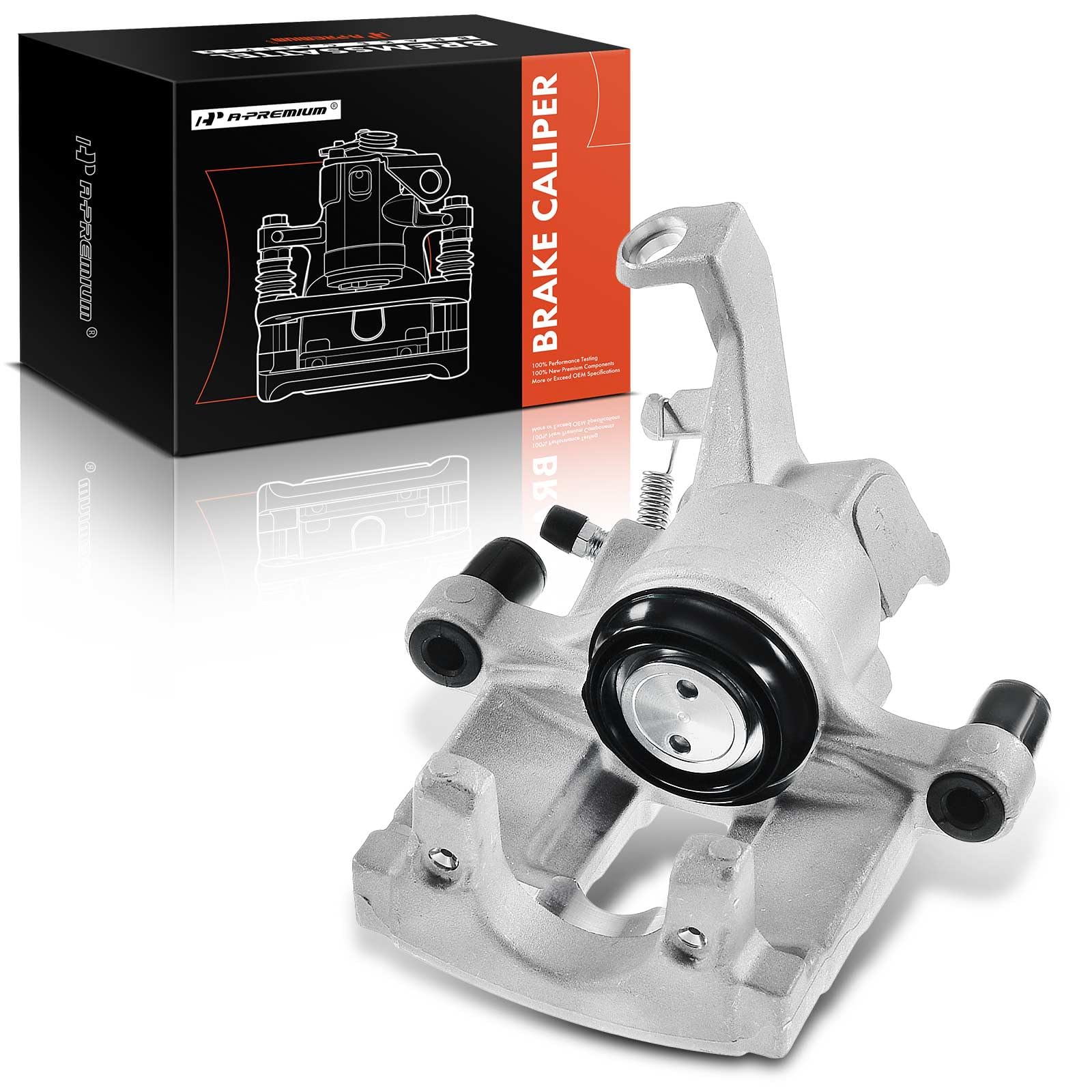 A-Premium Disc Brake Caliper Assembly Without Bracket Compatible with Select Mazda Models - 6 2014-2015, L4 2.5L - Rear Left Dri
