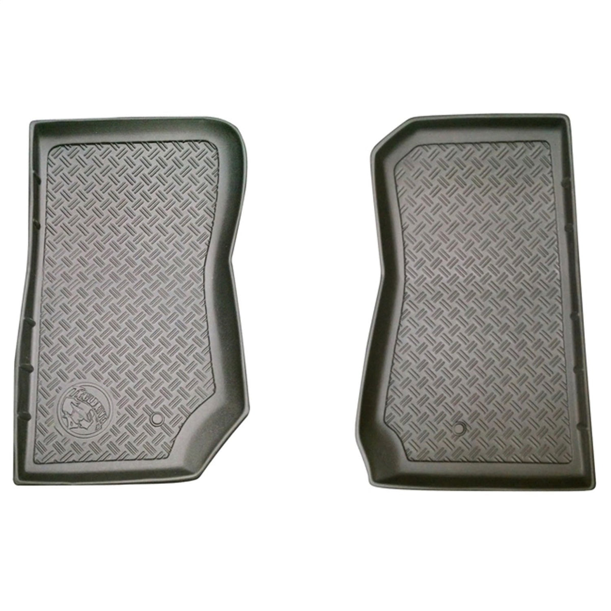 Paramount Automotive 59-0111 2PCS 2 Door/4 Door Front Floor Liners 07-13 Jeep Wrangler JK,Black