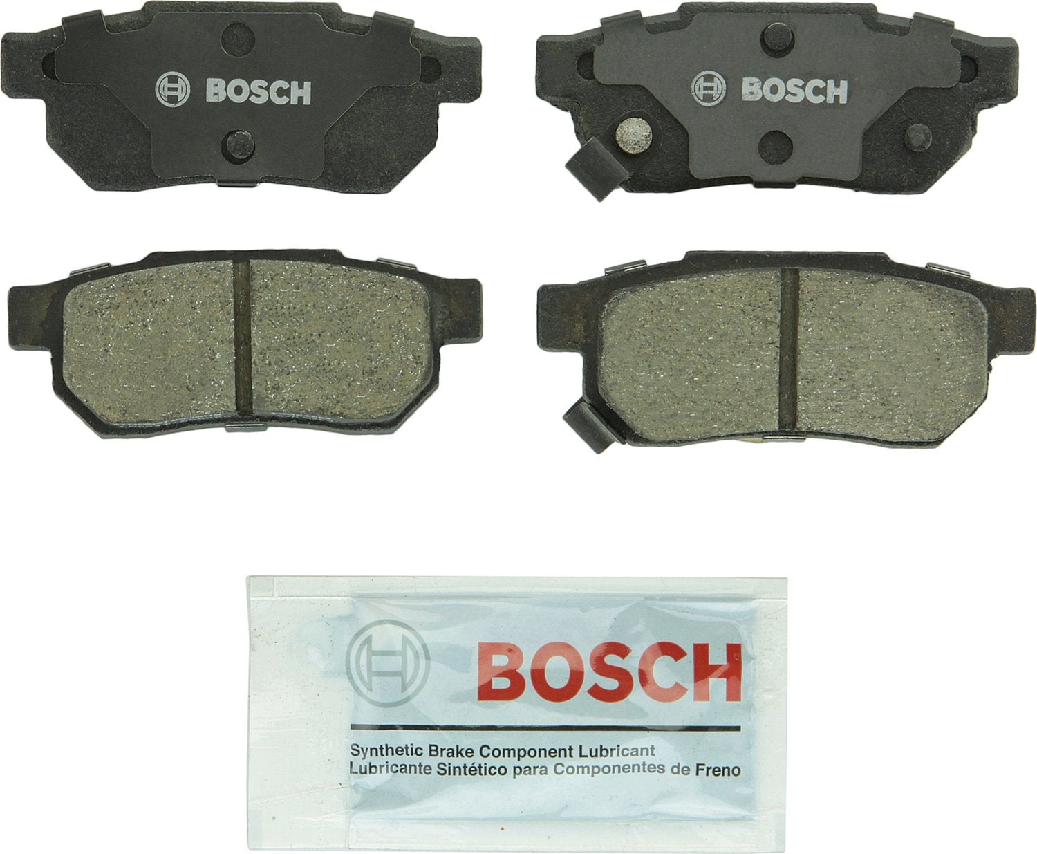 BOSCH BC374 QuietCast Premium Ceramic Disc Brake Pad Set - Compatible with Select Acura Integra; Honda Accord, CRX, Fit, Prelude