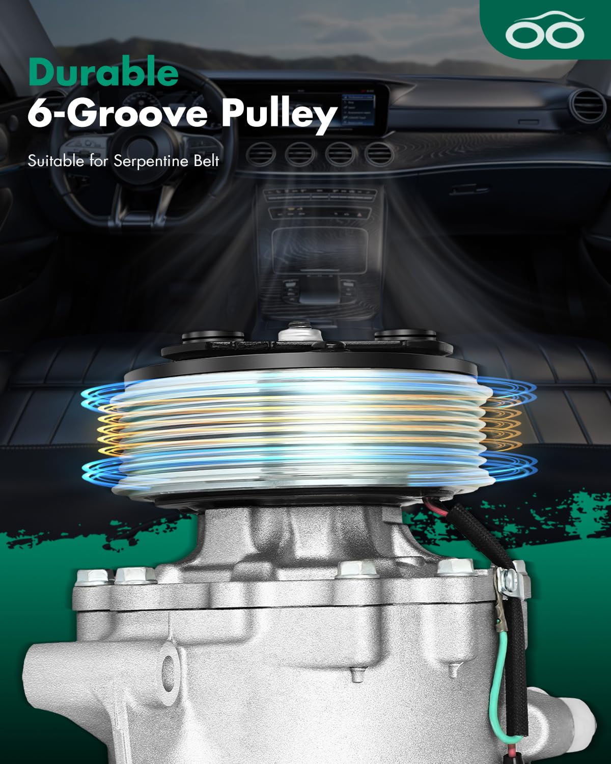 SCITOO AC Compressor for 2012-2015 for Acura ILX 2.0L for Honda Civic 1.8L