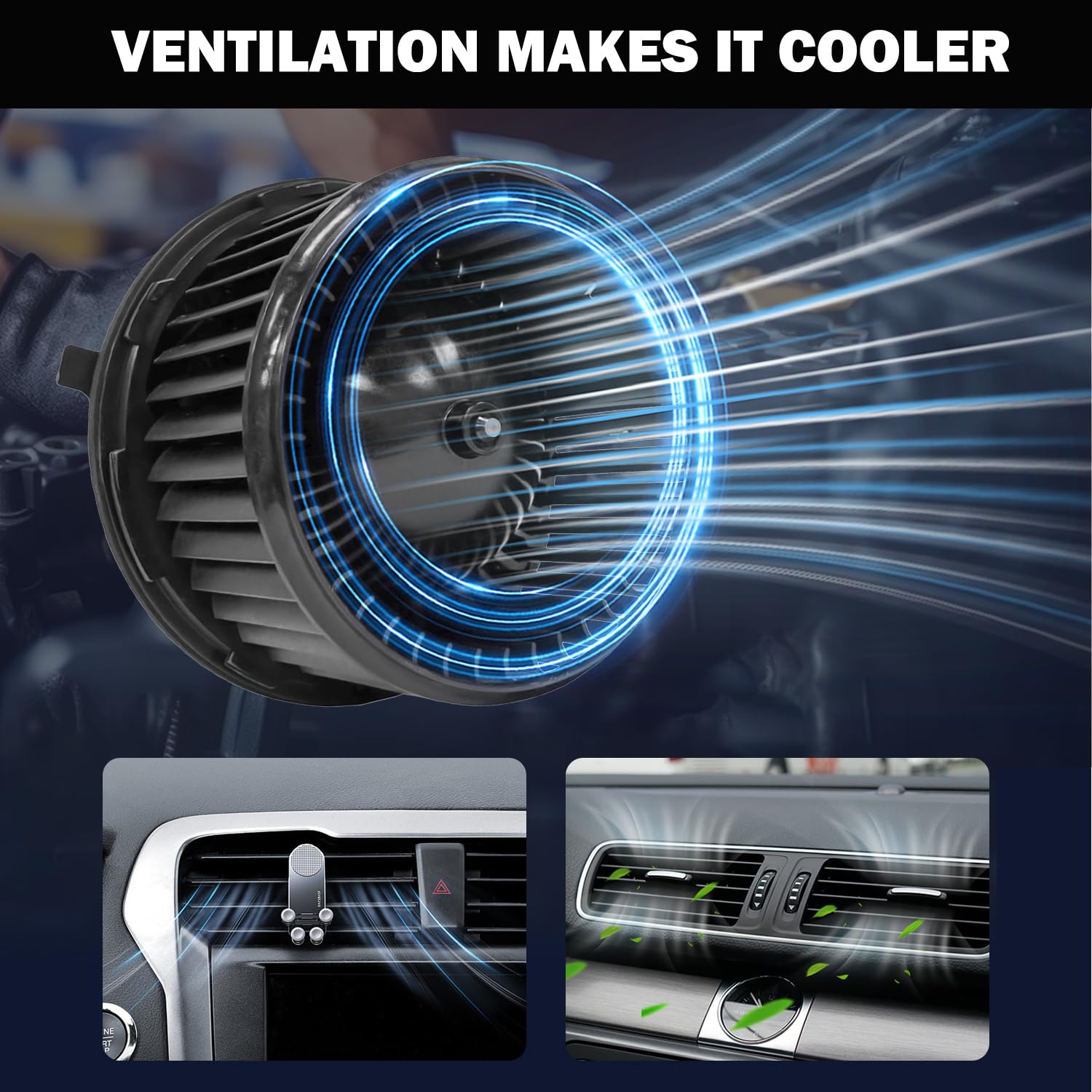 Aspligo 700164 Ac Heater Blower Motor Fit For Cadillac Escalade For Chevrolet Avalanche Silverado Suburban 1500 2500 3500 Hd For