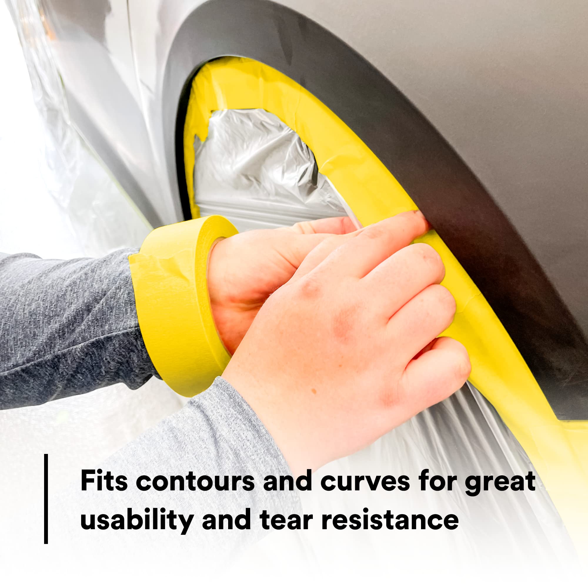 3M (Mmm6652) 3M Automotive Refinsh Masking Tape, 18Mm X 55M, 48 Rolls