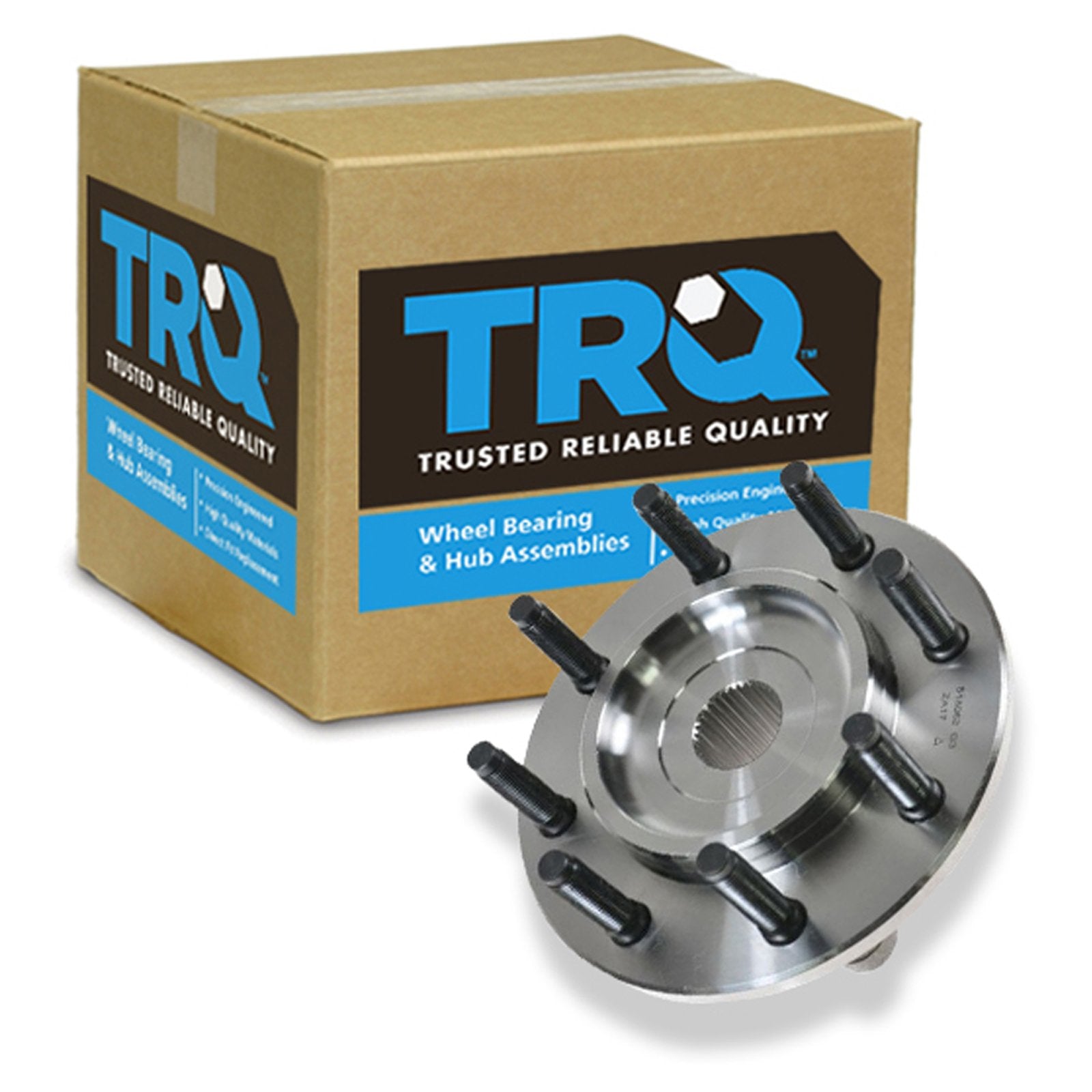Trq Front Wheel Bearing & Hub Assembly 4Wd With Abs Sensor Compatible With 2000-2001 Dodge Ram 2500