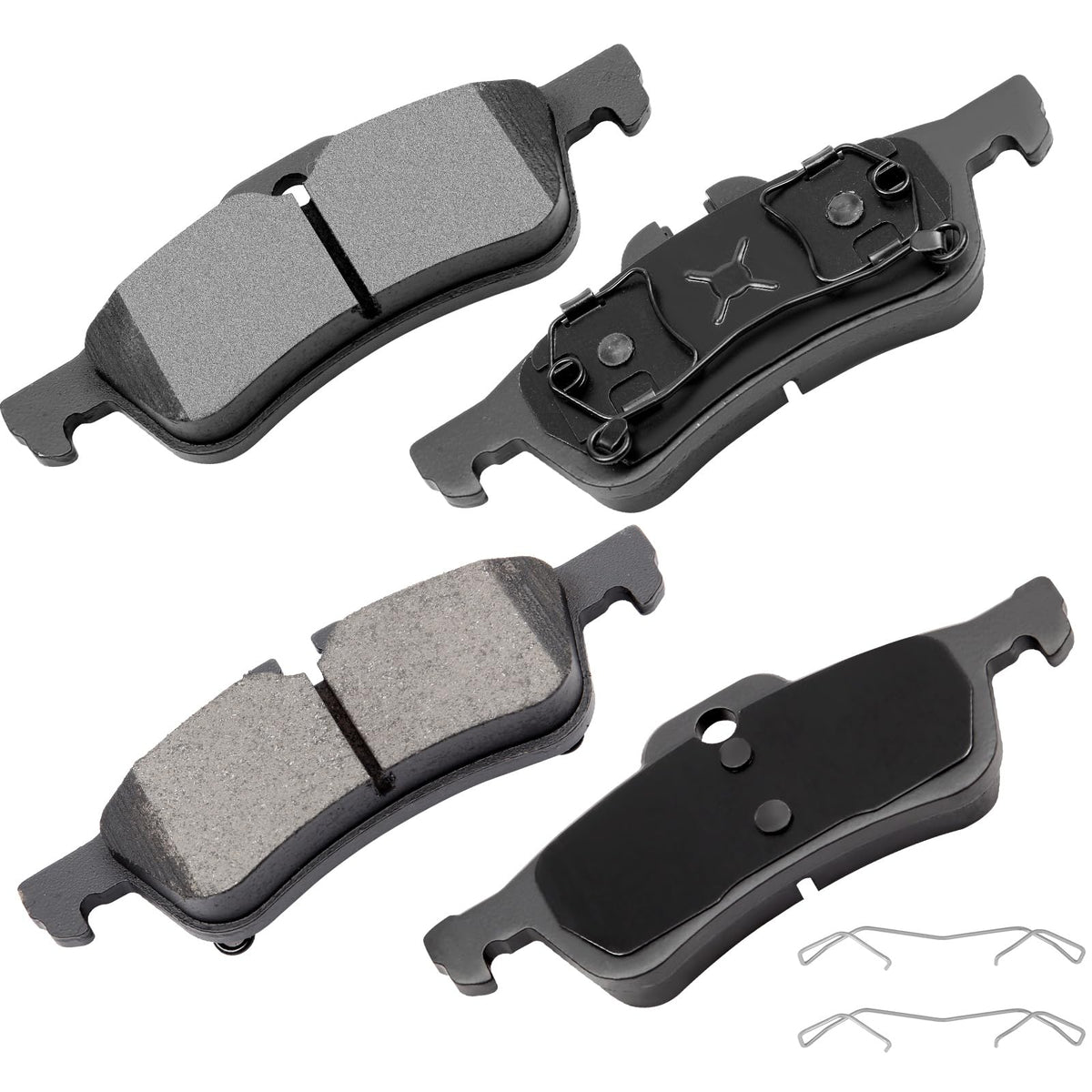 Cciyu D1060 4Pcs Rear Ceramic Brake Pads Kits 2002-2008 For Mini Cooper