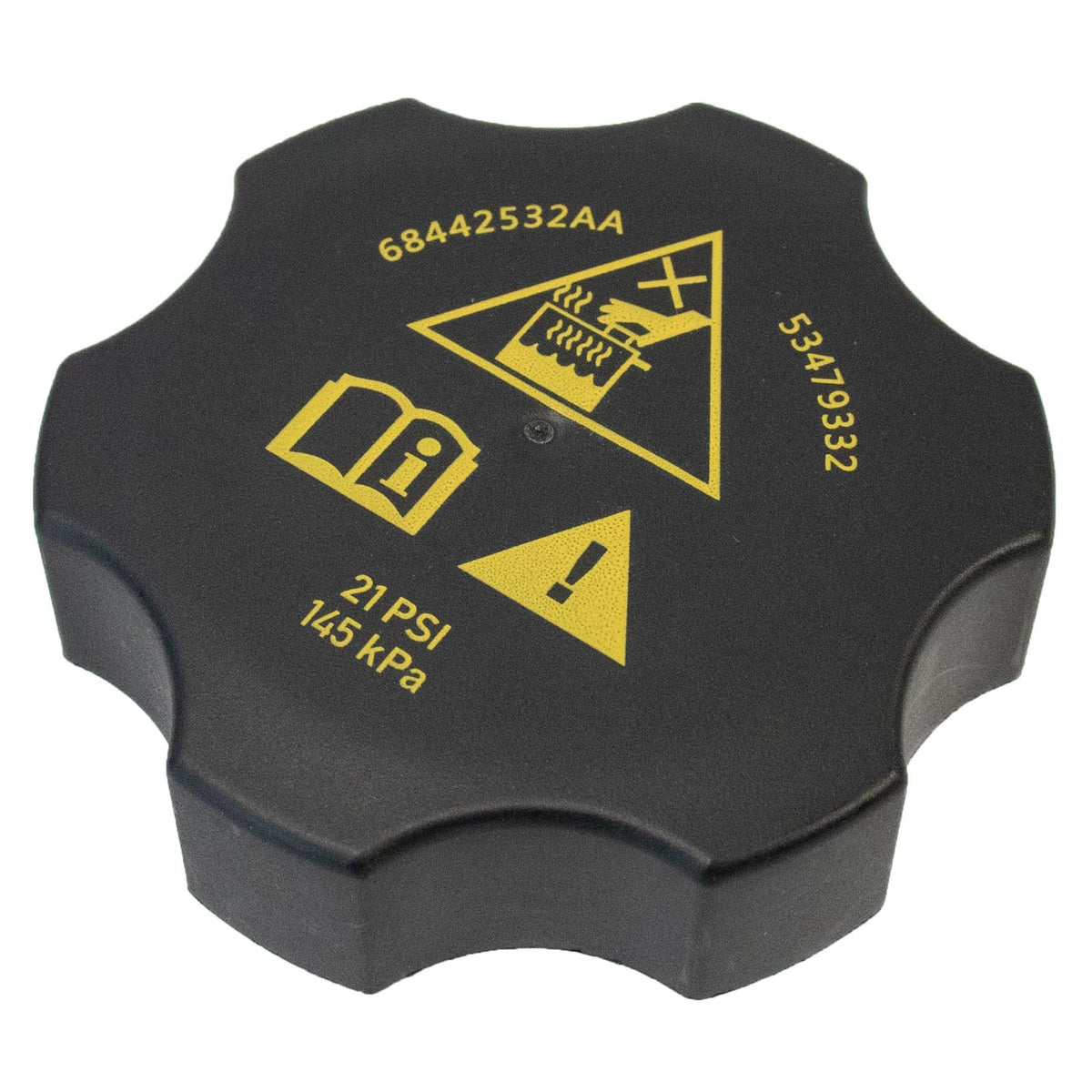 AUPARTIK Radiator Coolant Reservoir Recovery Cap 68442532AA for 2013-2021 Ram 1500 2500 3500 4500 5500 for Chrysler for Dodge fo