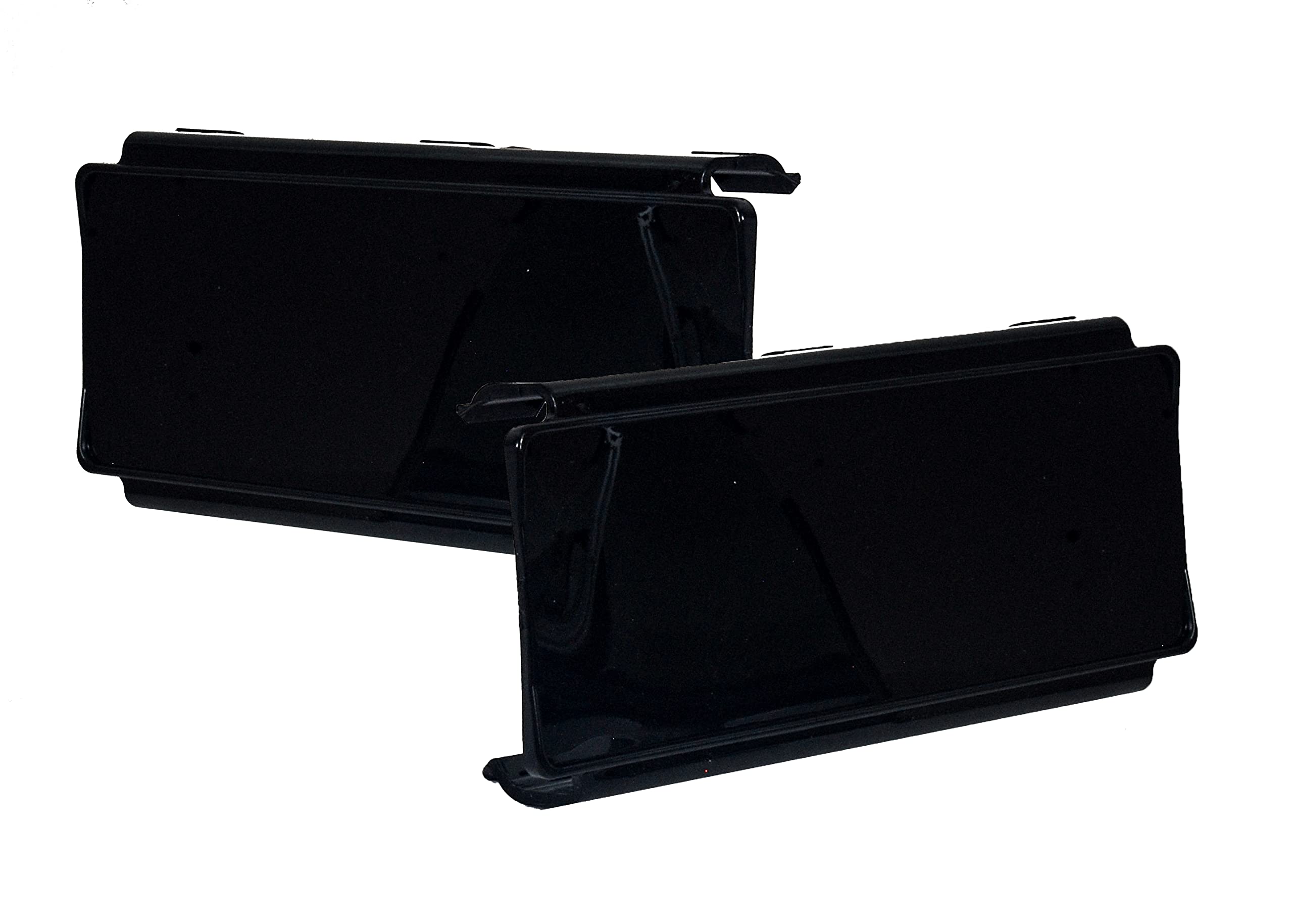 Oz-Usa 2Pcs 8'' Black Bar Protective Polycarbonate Lens Snap On Cover For Offroad Led Light Bar Dual Row Atv Suv 4X4