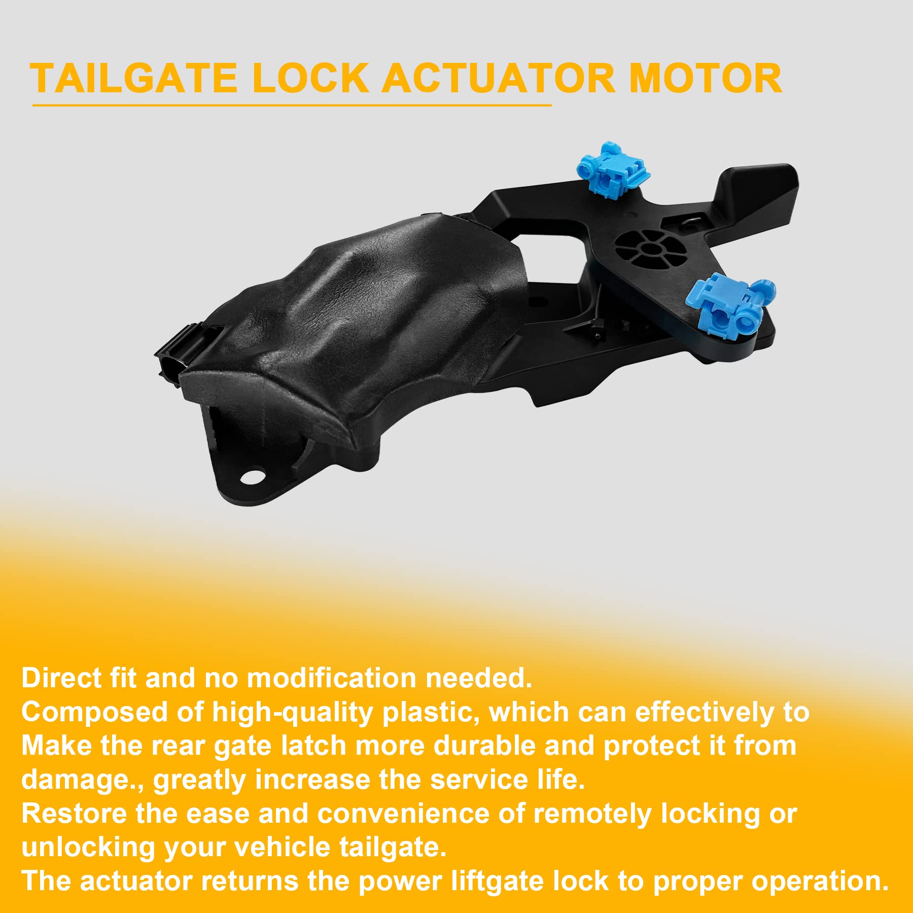 Rear Gate Powered Tailgate Lock Actuator Compatible With 2017-2021 Ford F150 F250 F350 Replace Oe# Gc3Z9943170E