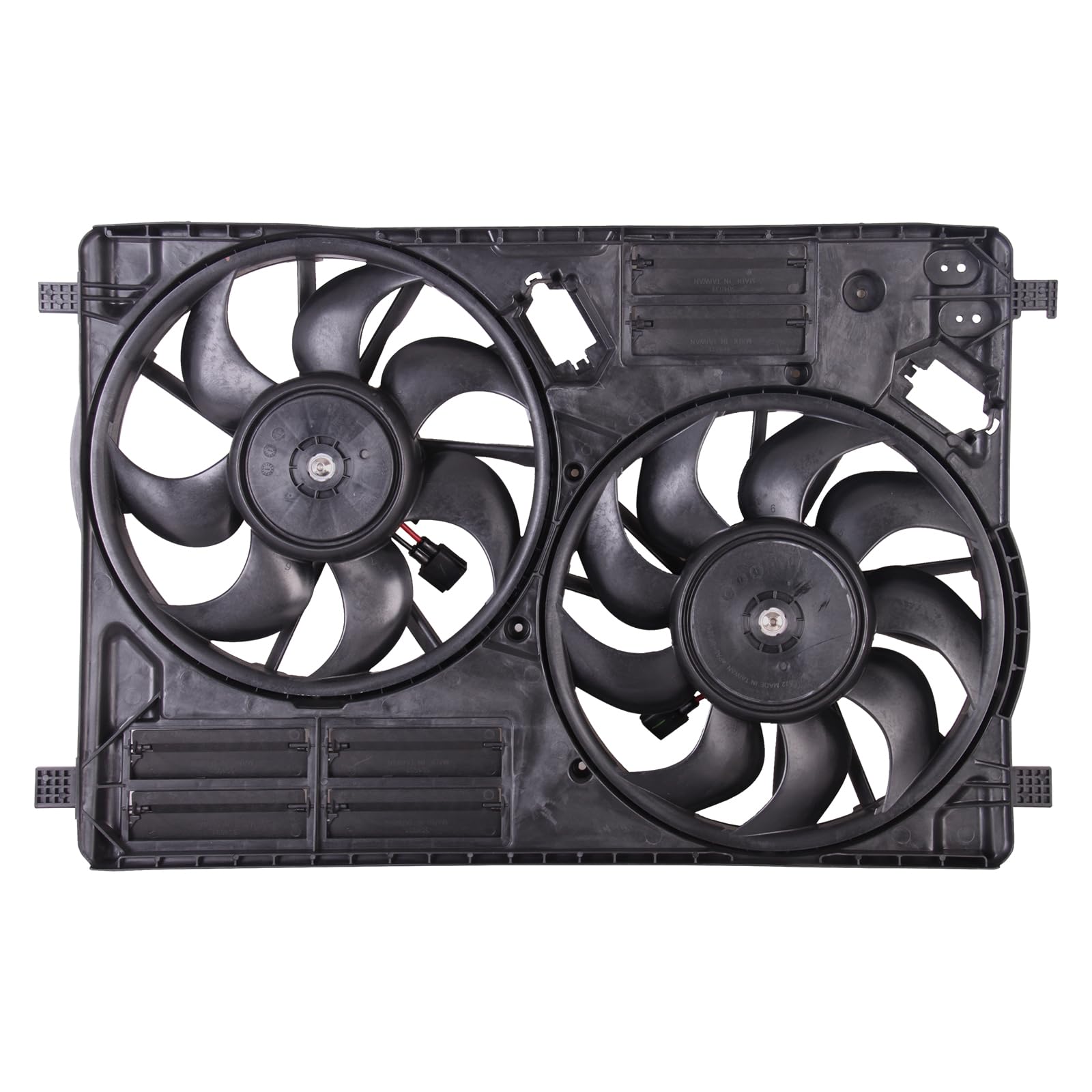 TYG Upgraded Cooling Fan Assembly for 2017-2019 Ford Escape 1.5L Turbo & 2.0L Turbo W/O Towing, 2015-2018 Lincoln MKC 2.0L/2.3L 