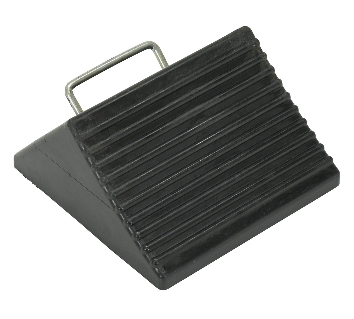 Vestil Rwc-3 Mini Rubber Wheel Chock, 8 Inch Width, Black, 1 Count (Pack Of 1)
