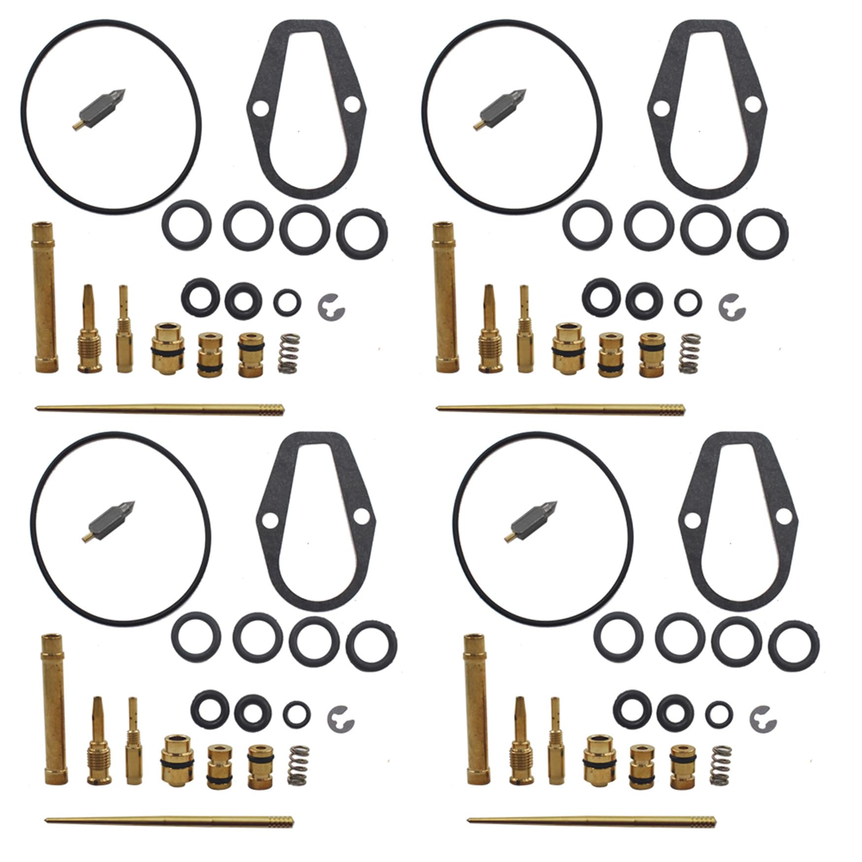 Wflnhb 4 Pcs Carburetor Carb Repair Kit Replacement For Honda Cb550 Cb550F Cb550K 1974-1976
