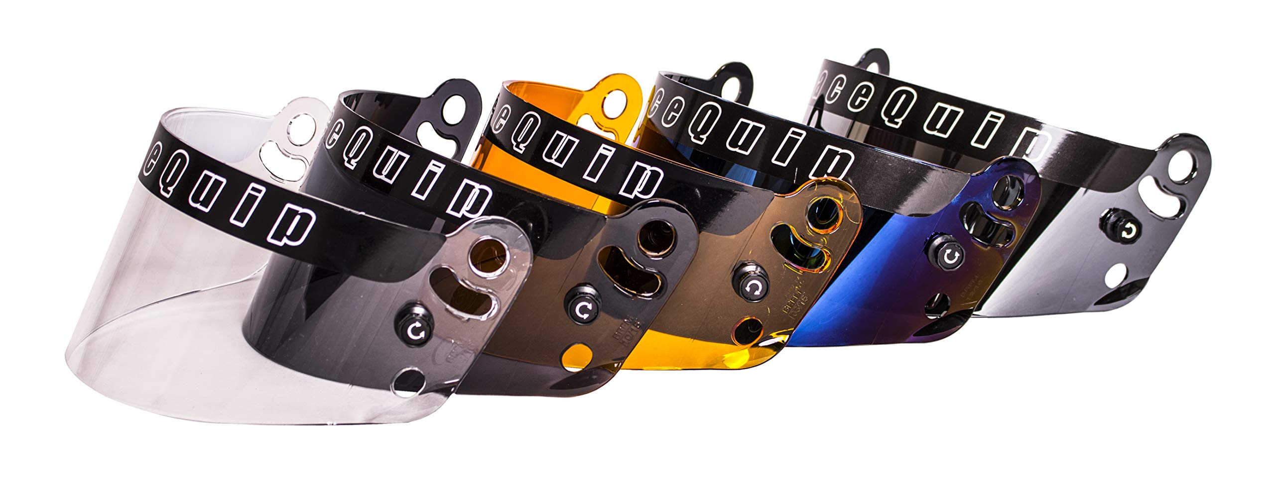 Racequip Helmet Shield For Pro Model Helmets Blue Irridium 204007