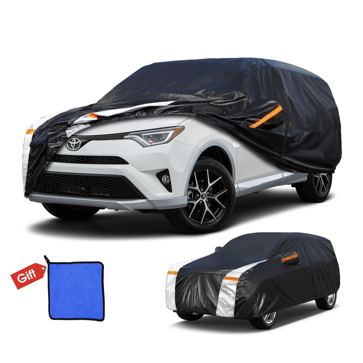 Cotryvox Car Cover for Toyota RAV4 (2006-2025) All-Weather Outdoor Waterproof Rain Snow UV Sun Protector Full Exterior Weatherpr