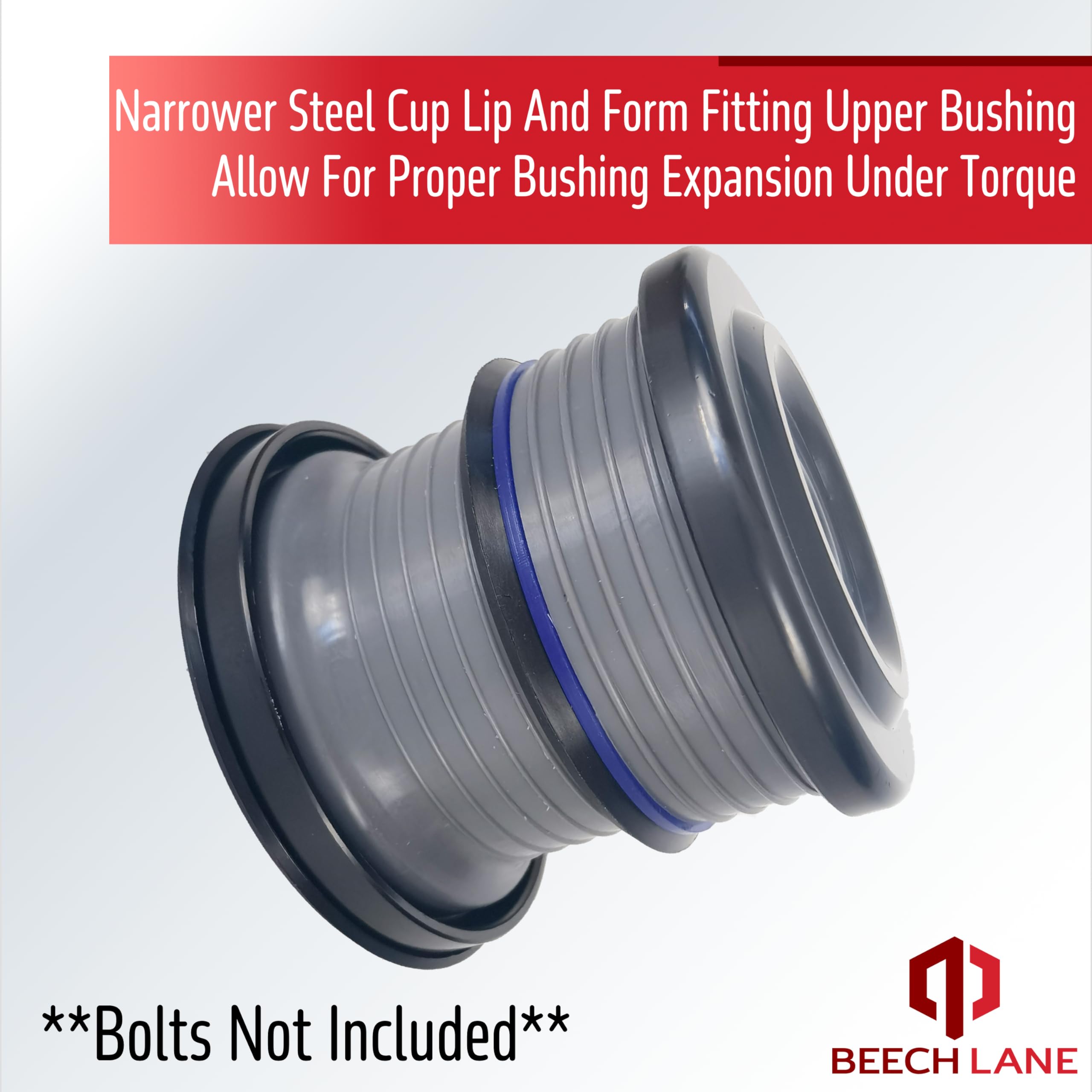 Beech Lane Silicone Body Mount Kit For 2008-2016 Ford F-250 / F-350 Crew Cab, Top Grade Silicone Mounts Improve Bumpy Ride, Dura