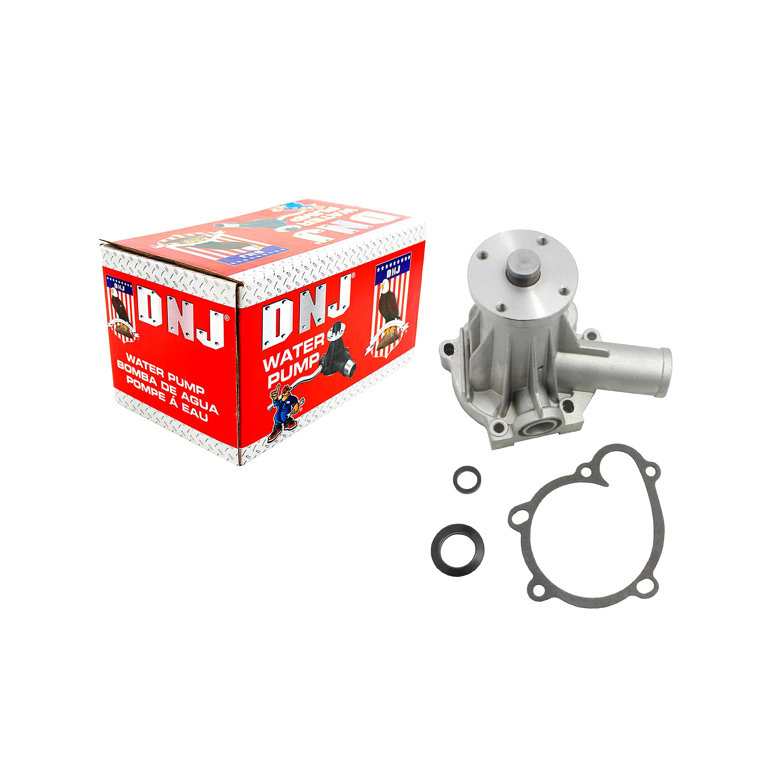 Dnj Wp4265 Water Pump For 85-95 Volvo / 940, 240, 740, 780, 760 2.3L L4 Sohc Naturally Aspirated, Turbocharged B230Fd,B230Ft,B23