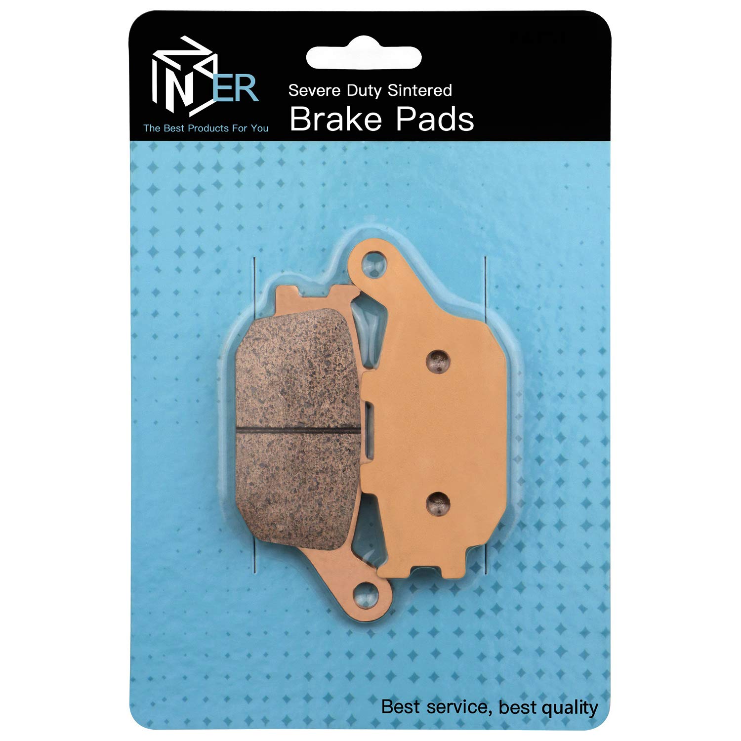 Zinger Brake Pads for Honda VTX 1300 C R 2004-2011,2010-2021 Honda VT 1300 CX Fury,2010-2014 Honda VT 1300 CR CS Sabre, Honda VT