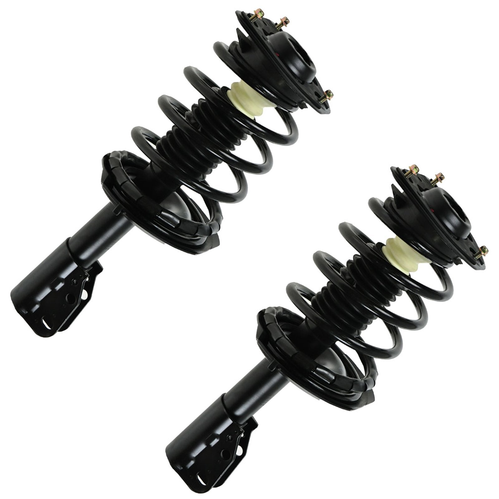 Trq Front Strut & Coil Spring Set Driver & Passenger Compatible With 91-99 Buick Lesabre 91-96 Park Avenue 91-93 Cadillac Devill