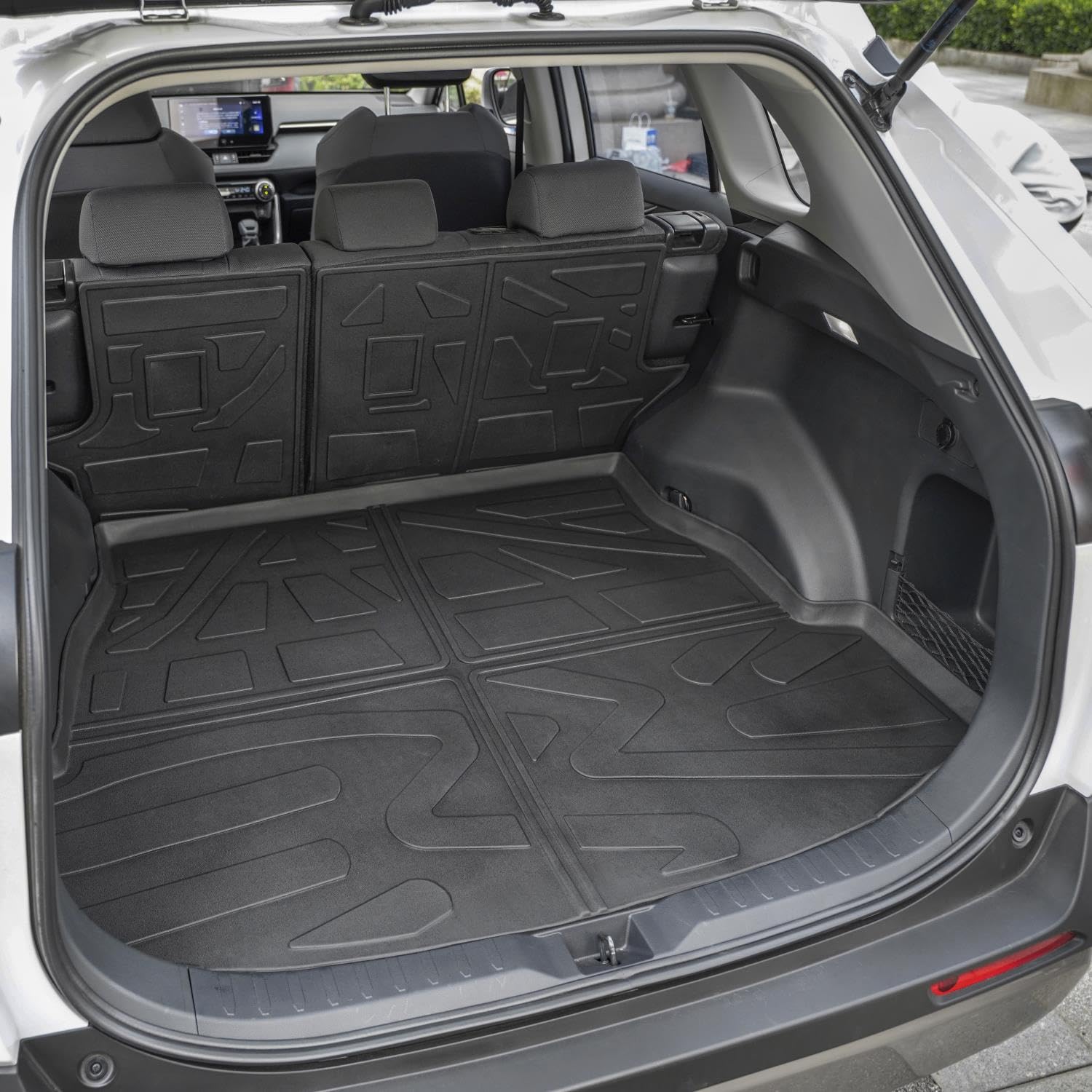 Karpal Floor Mats Fit Toyota Rav4 2024-2019 (Include Hybrid), Custom Fit Tpe All Weather Toyota Rav4 Accessories Floor Liners Ca