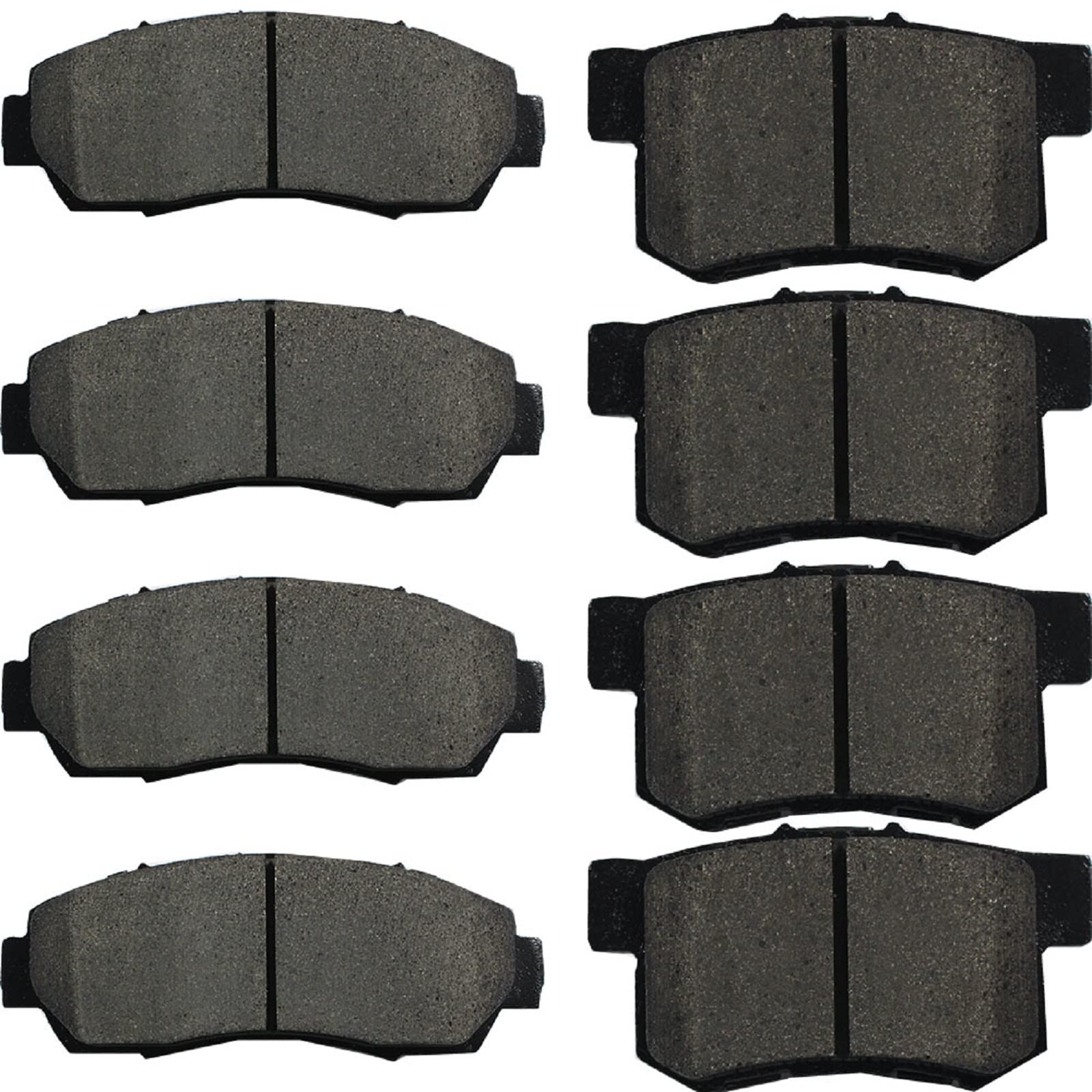 Sipautec-8Pcs Ceramic Brake Pads Replacement For (2007-2016 Honda Cr-V),(2012-2015 Honda Crosstour)/,(2011 Honda Accord Crosstou