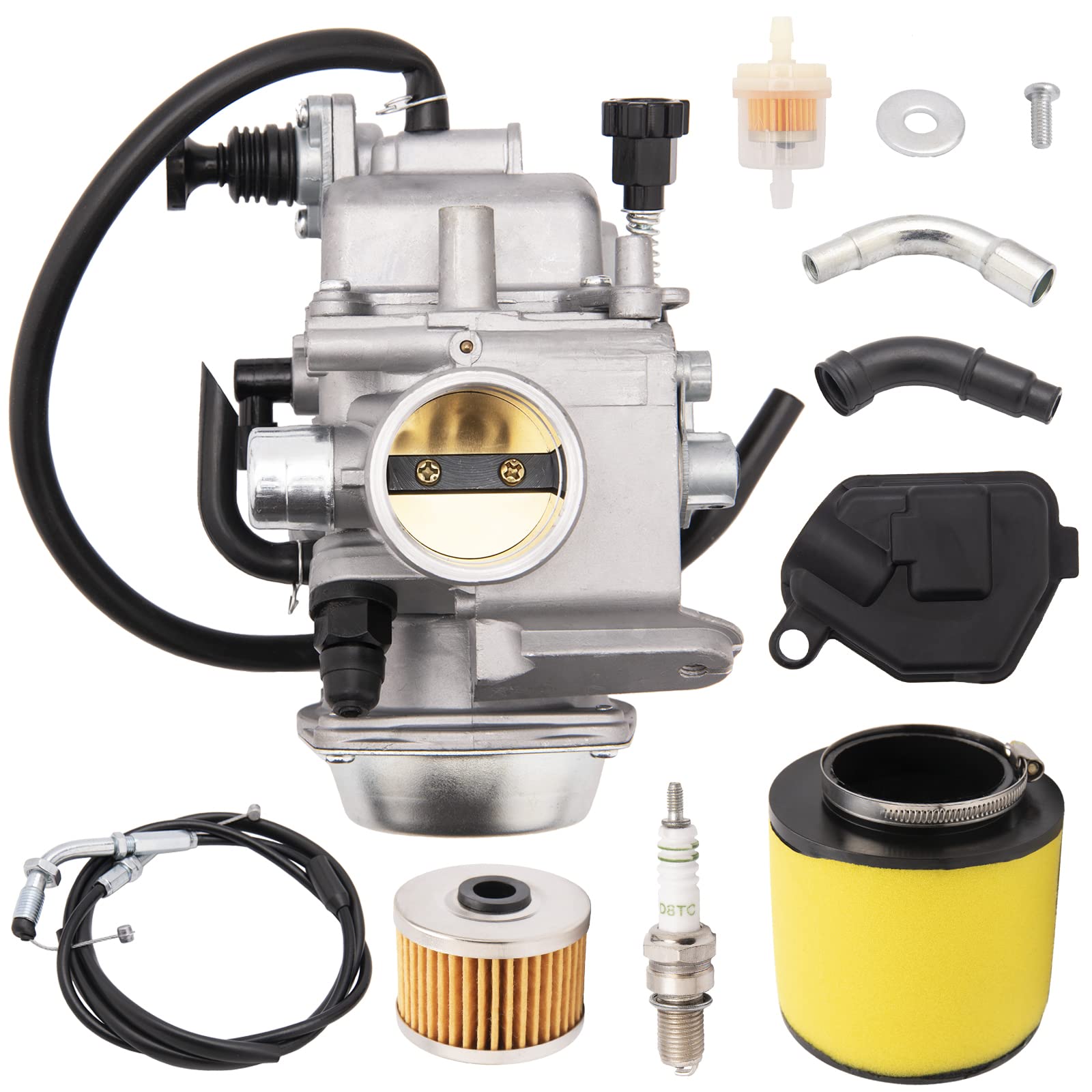 Carburetor Compatible With Honda Fourtrax 300 350 Foreman 400 450 Rancher 350 Carburetor, Replacement For Honda Fourtrax 300 Car