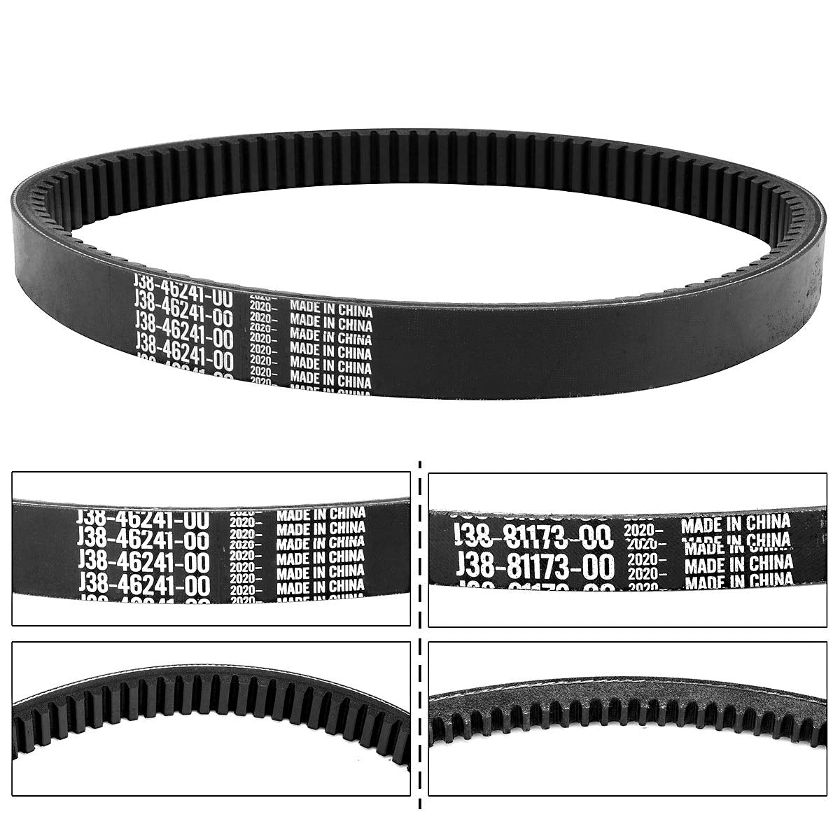 Roykaw Golf Cart Drive & Starter Generator Belt Compatible With Yamaha G2-G29 4-Cycle J55-G6241-00-00, Jn6-H1173-00 G16 To G22 & Drive 2012.5 & Newer