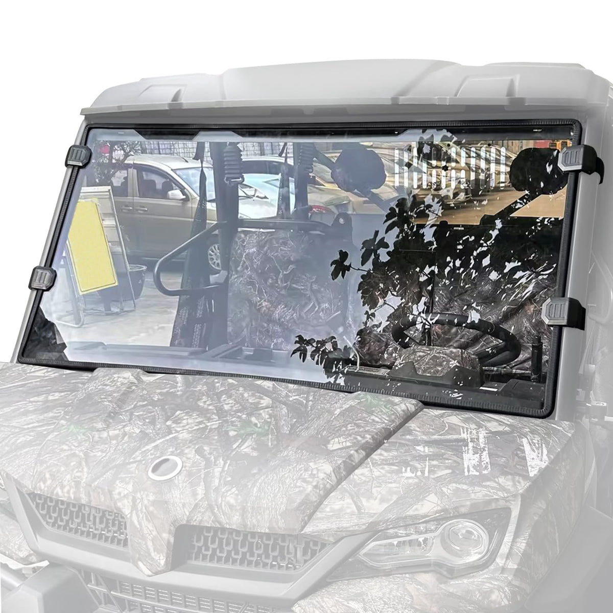 StarknightMT Scratch-Resistant UFORCE 1000 Windshield - UFORCE Windshield Compatible with CFMOTO UFORCE 1000/1000 XL 2019-2024, 