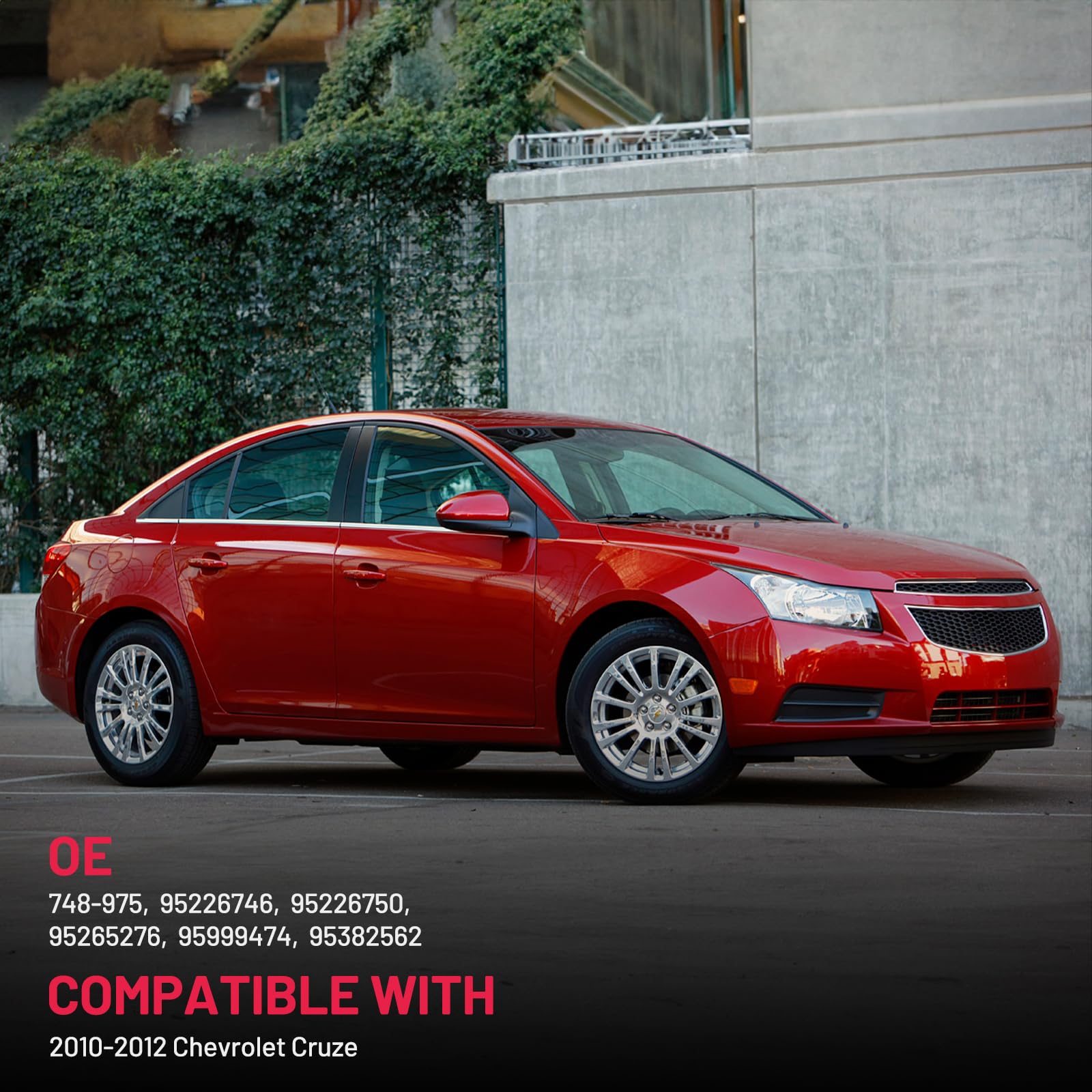 BDFHYK 748-975 Power Window Regulator with Motor Front Right for 2010-2012 Chevy Cruze 2010 2011 2012 10 11 12