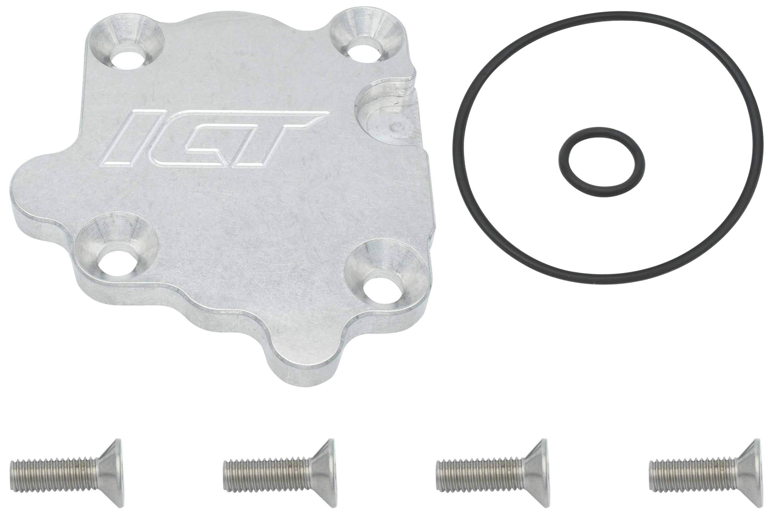 ICT Billet Gen V LT Vacuum Pump Flange Cover Plate Adapter For Oil Galley Flange Compatible with LT1 LT2 L82 L83 L83 L84 L86 L87