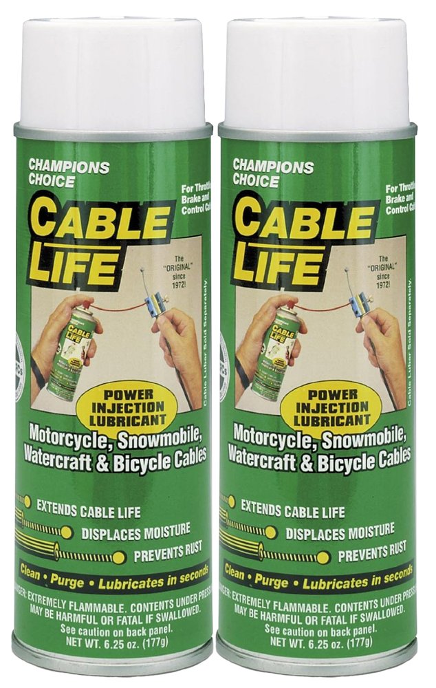 Protect All 25006-02 Cable Life Lubricant Aerosol, 6.25 fl. oz., 2 Pack